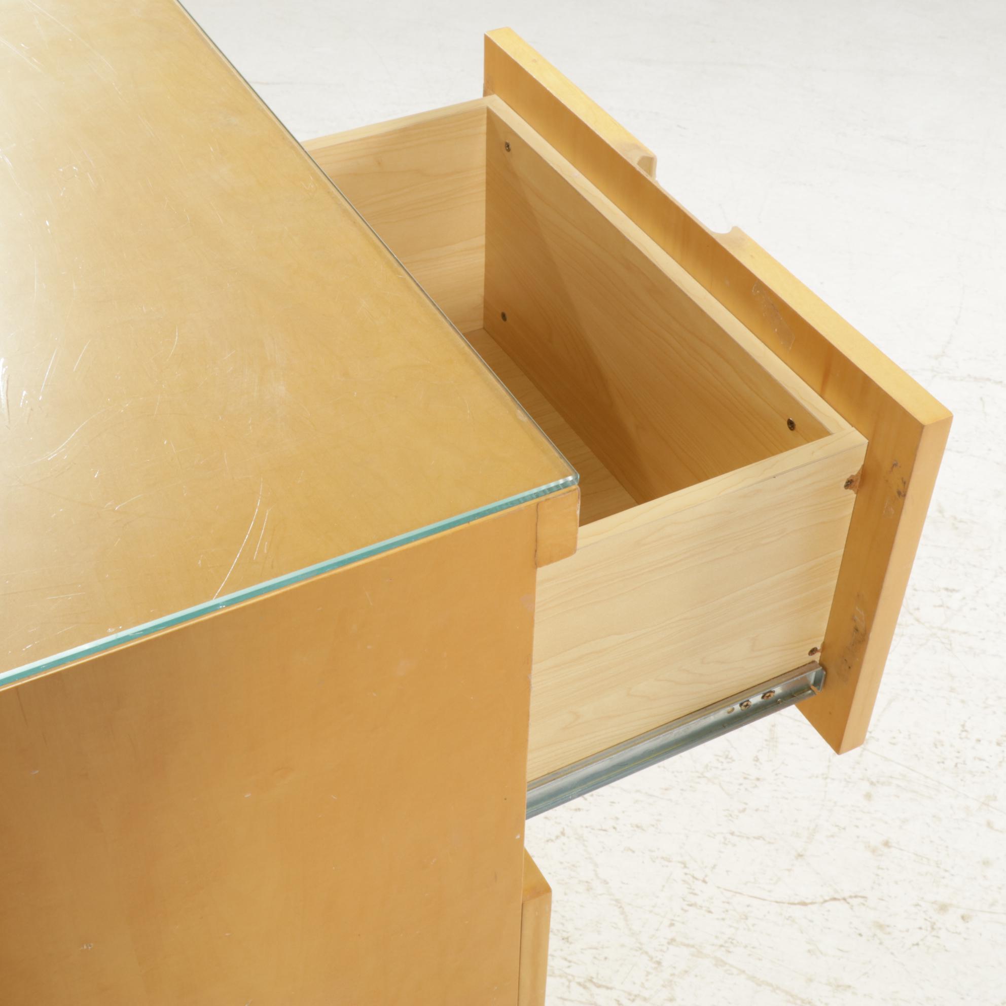 Modernist MapleNine-Drawer Dresser, 21st Century