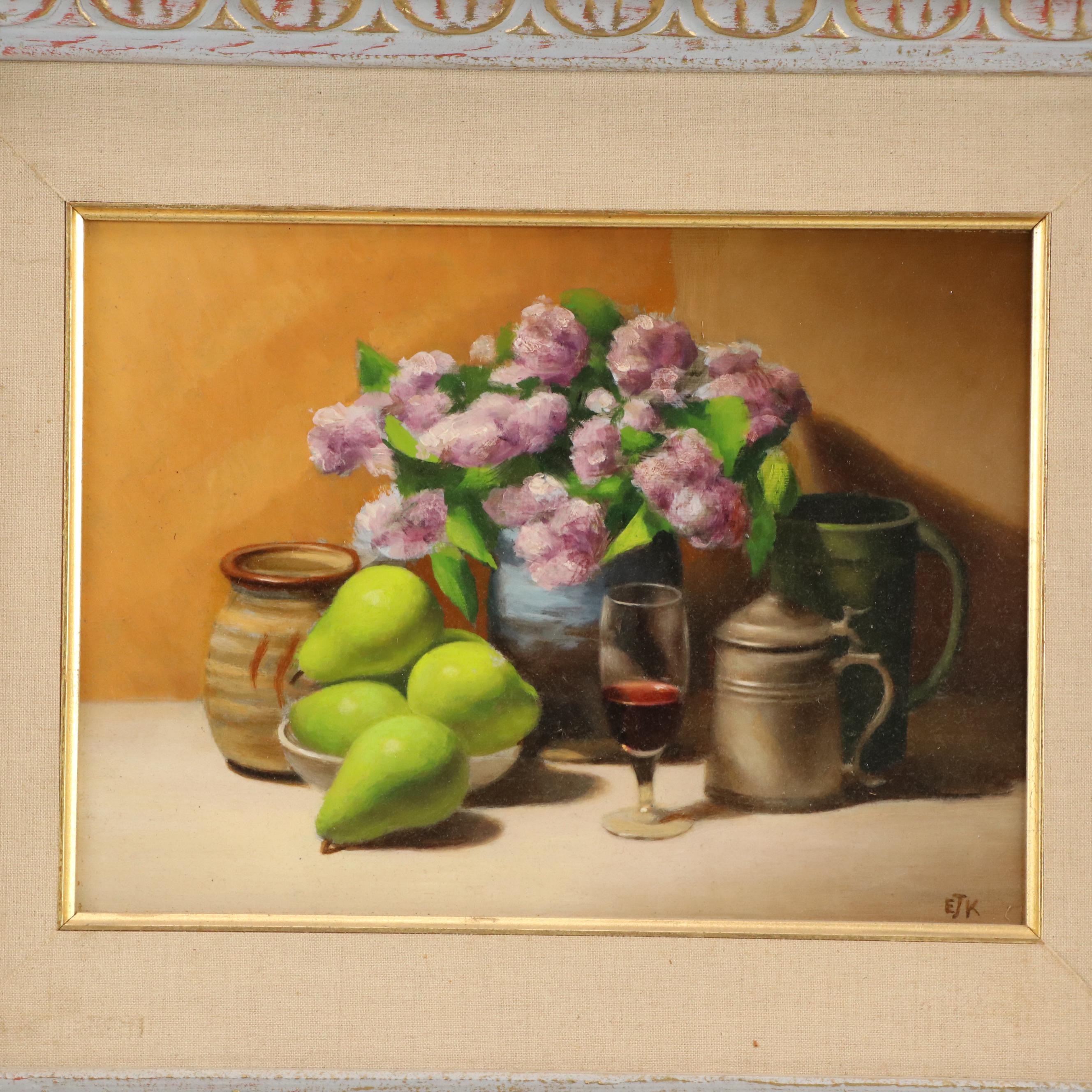 EJK Still Life Oil Painting