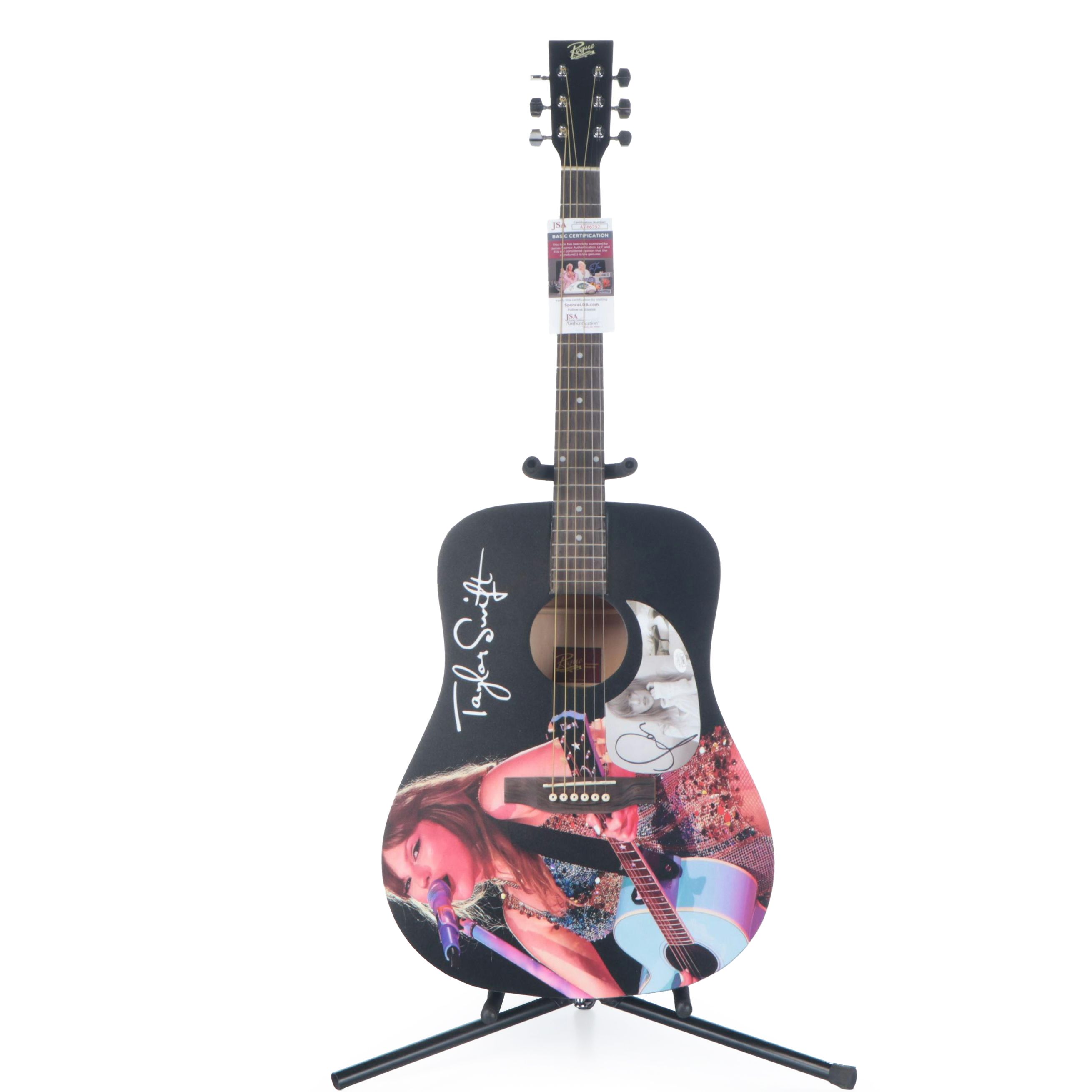 Taylor Swift Signed Rogue Acoustic Guitar
