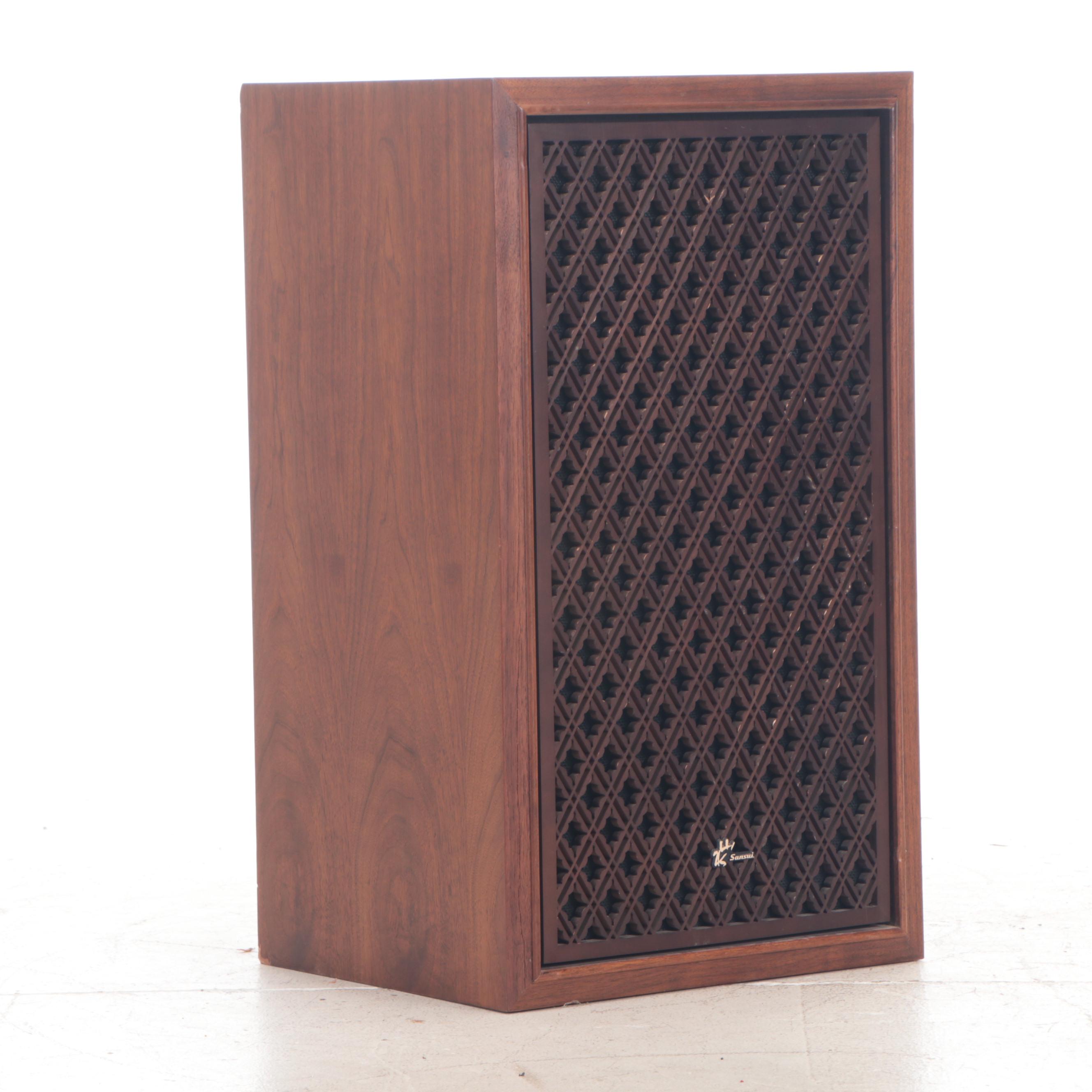 Sansui SP-2000 Four-Way Six Speaker Pair of Floor-Standing Speakers