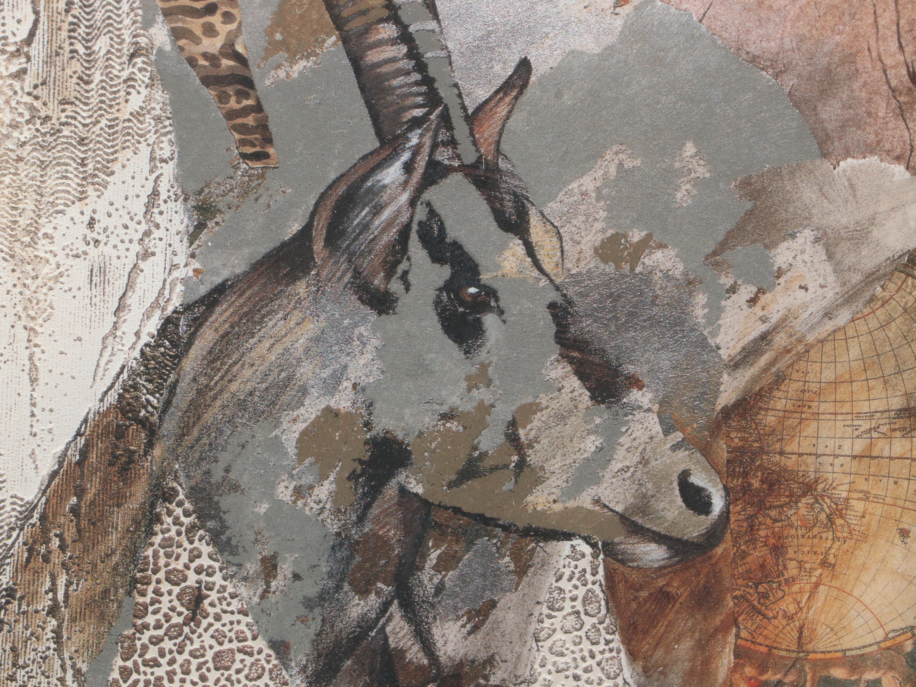 Ann Dillards for Pier 1 Imports "Afrique" Framed Prints