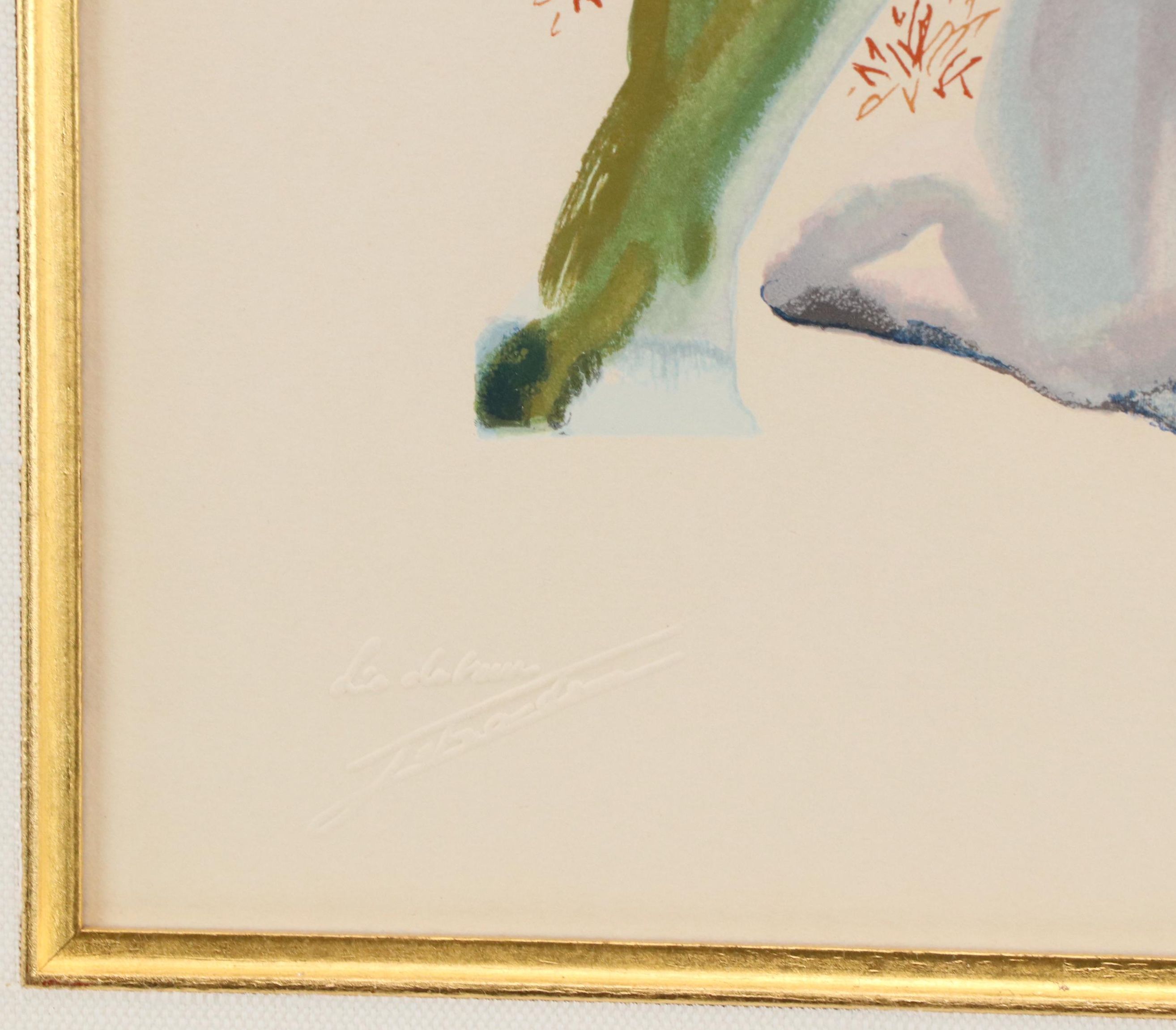 Salvador Dalí Wood Engraving "Le Danse"