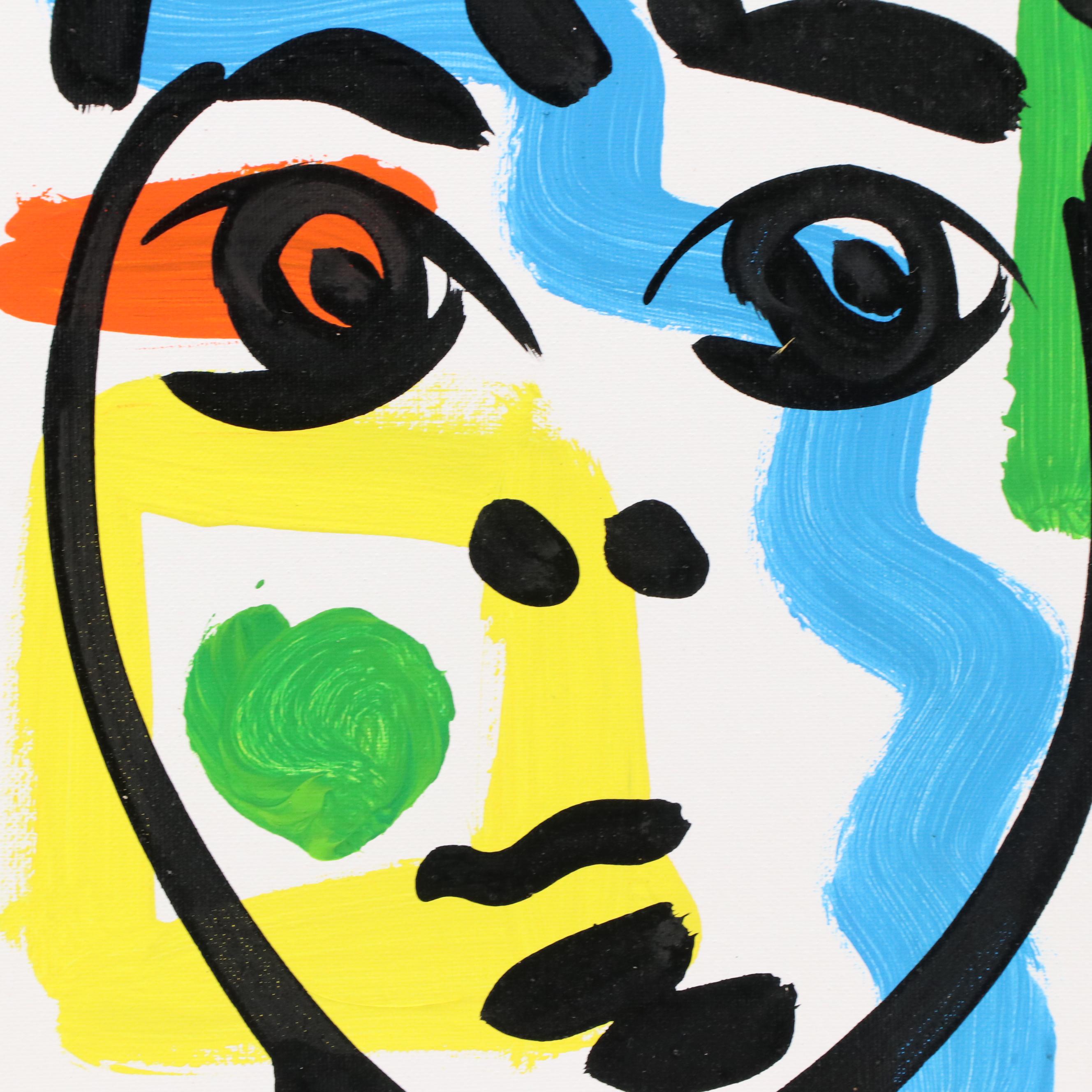 Peter Robert Keil Stylized Acrylic Portrait