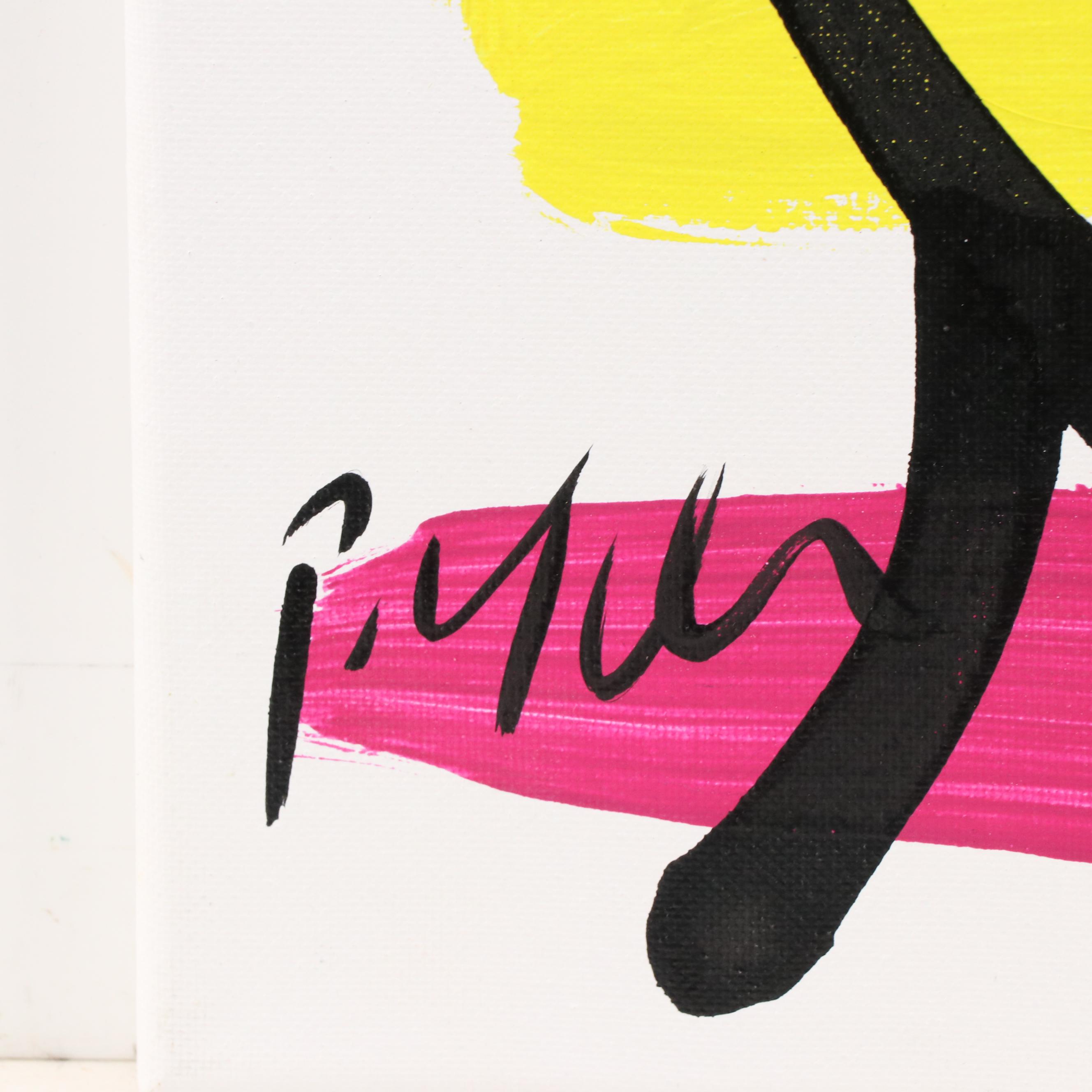 Peter Robert Keil Stylized Acrylic Portrait