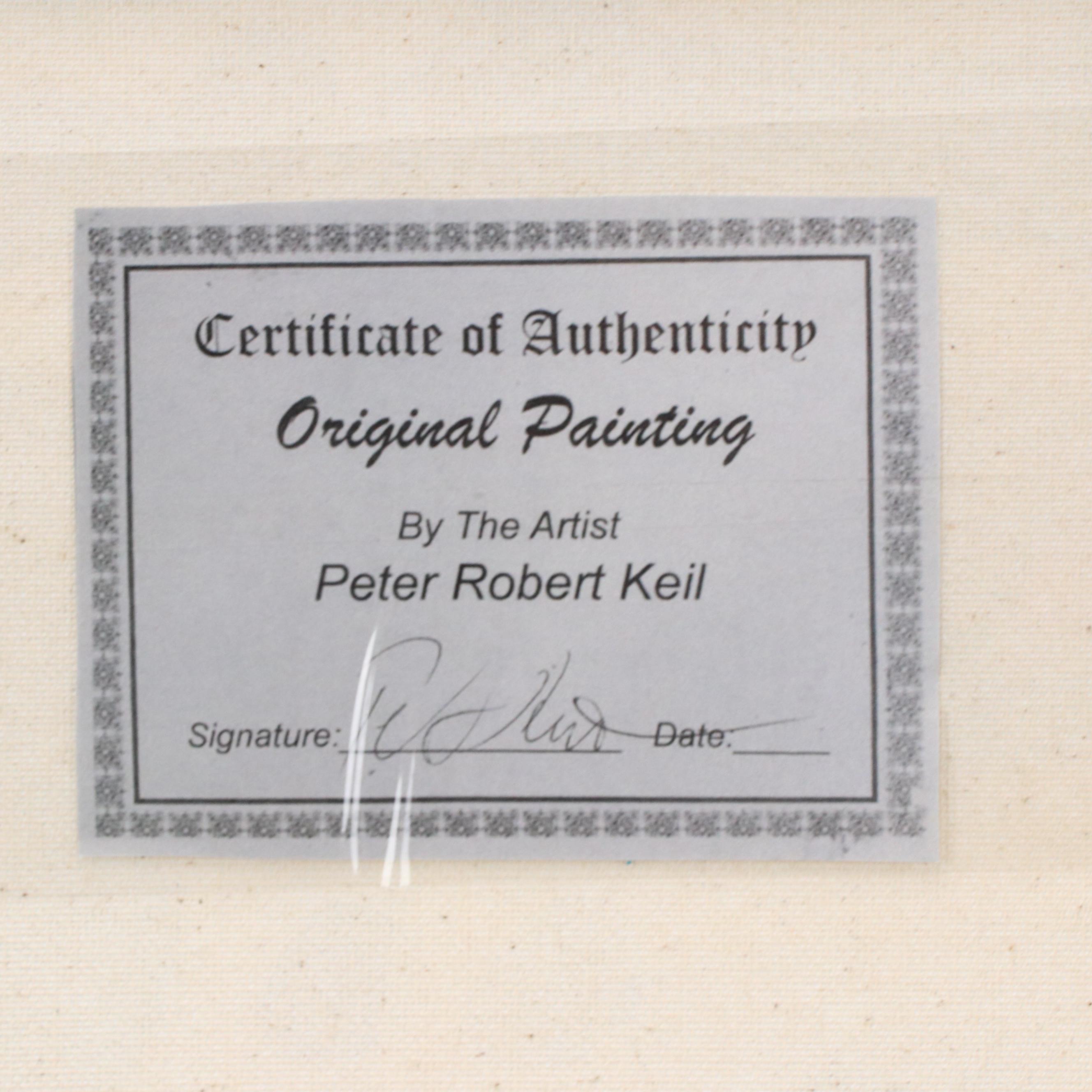 Peter Robert Keil Stylized Acrylic Portrait