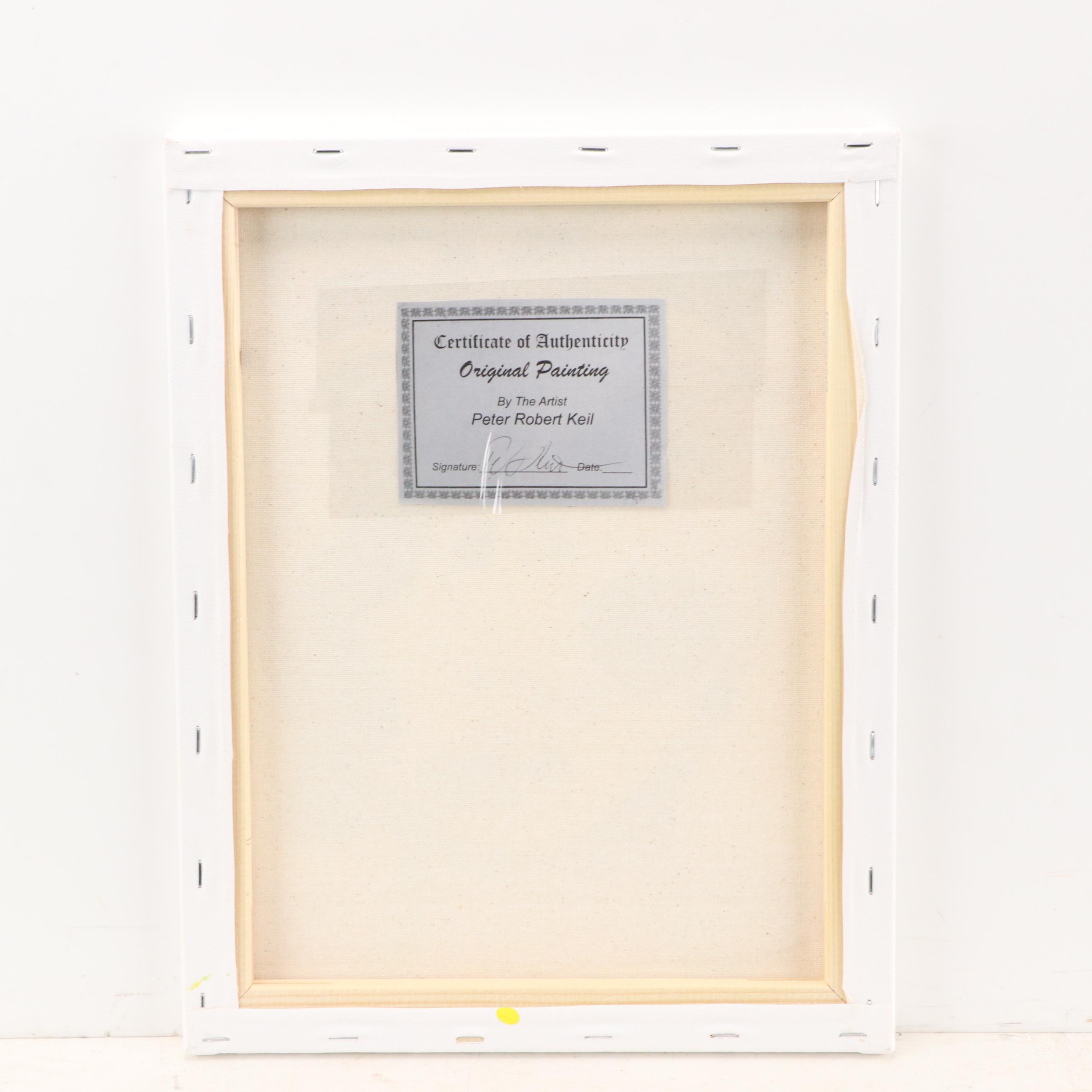 Peter Robert Keil Stylized Acrylic Portrait