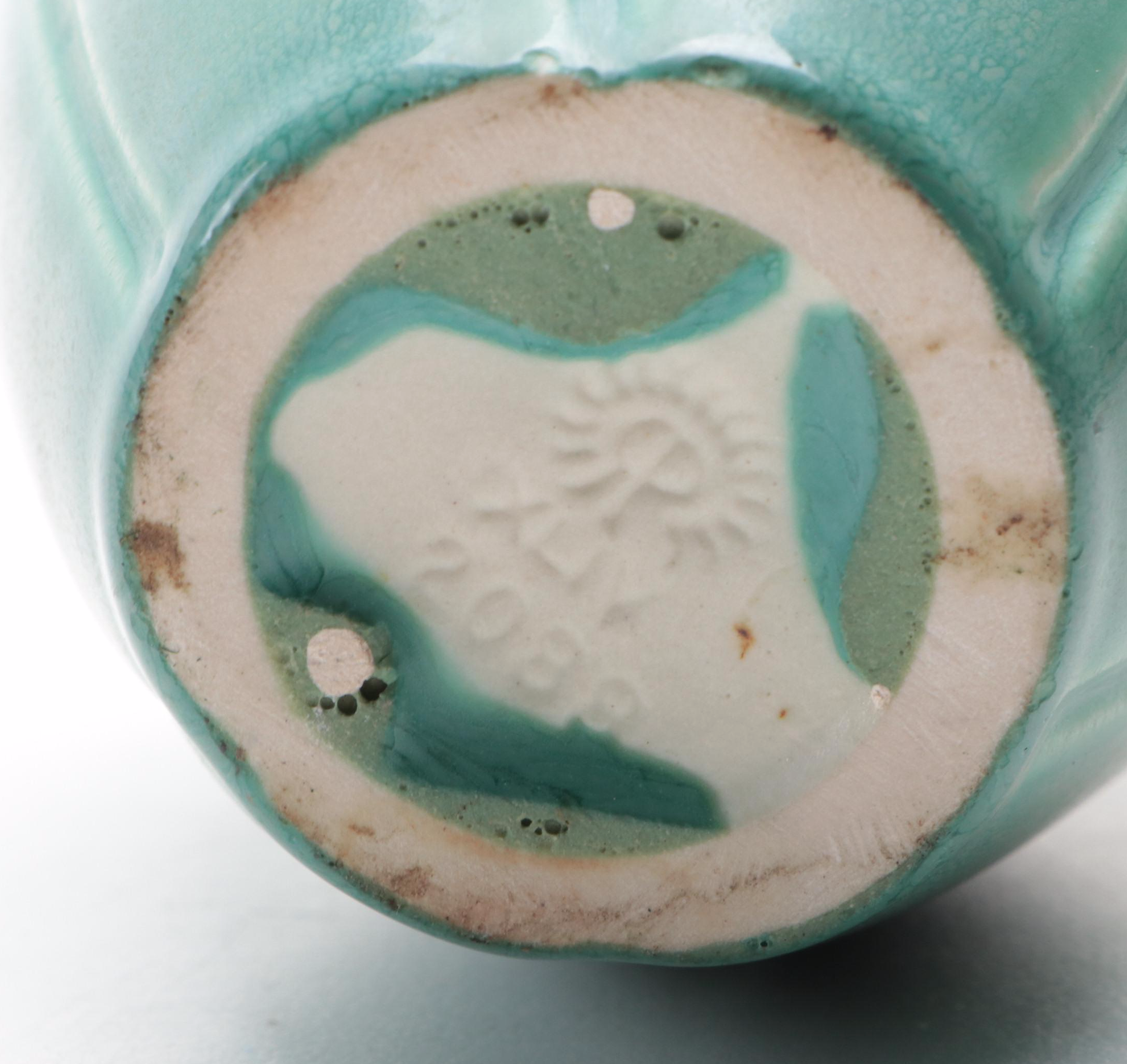 Rookwood Pottery Matte Emerald Glaze Art Pottery Vase, 2010