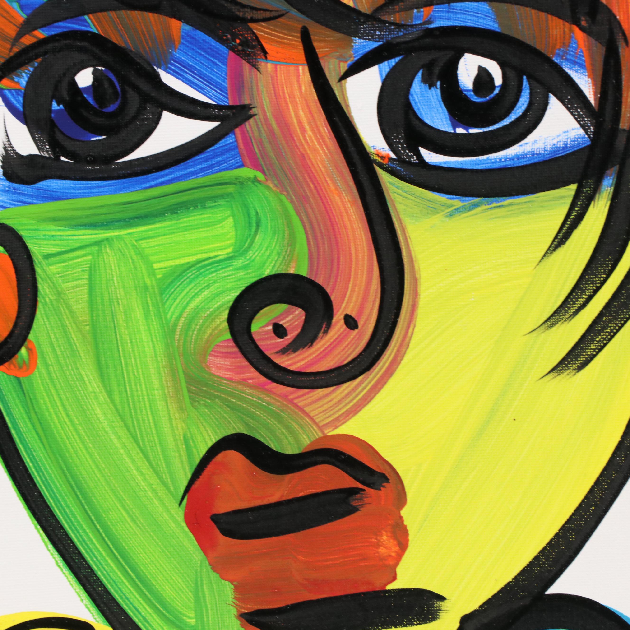 Peter Robert Keil Stylized Acrylic Portrait