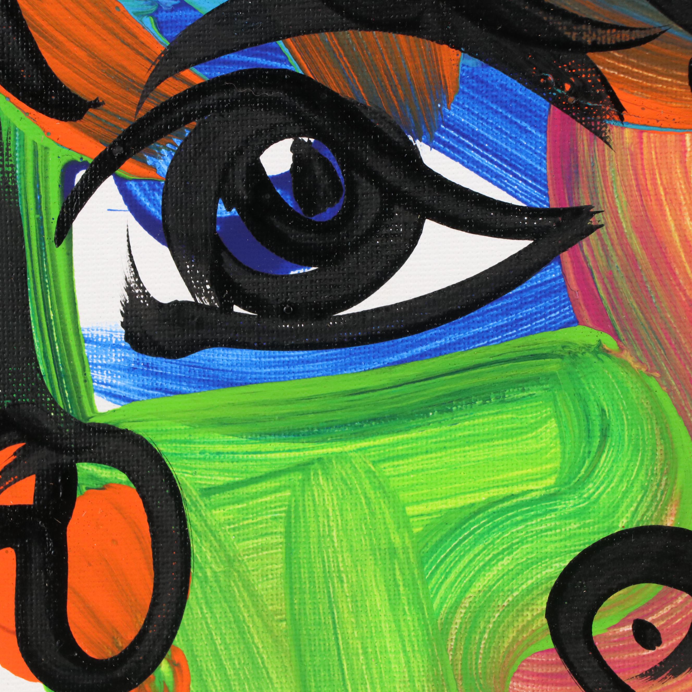 Peter Robert Keil Stylized Acrylic Portrait