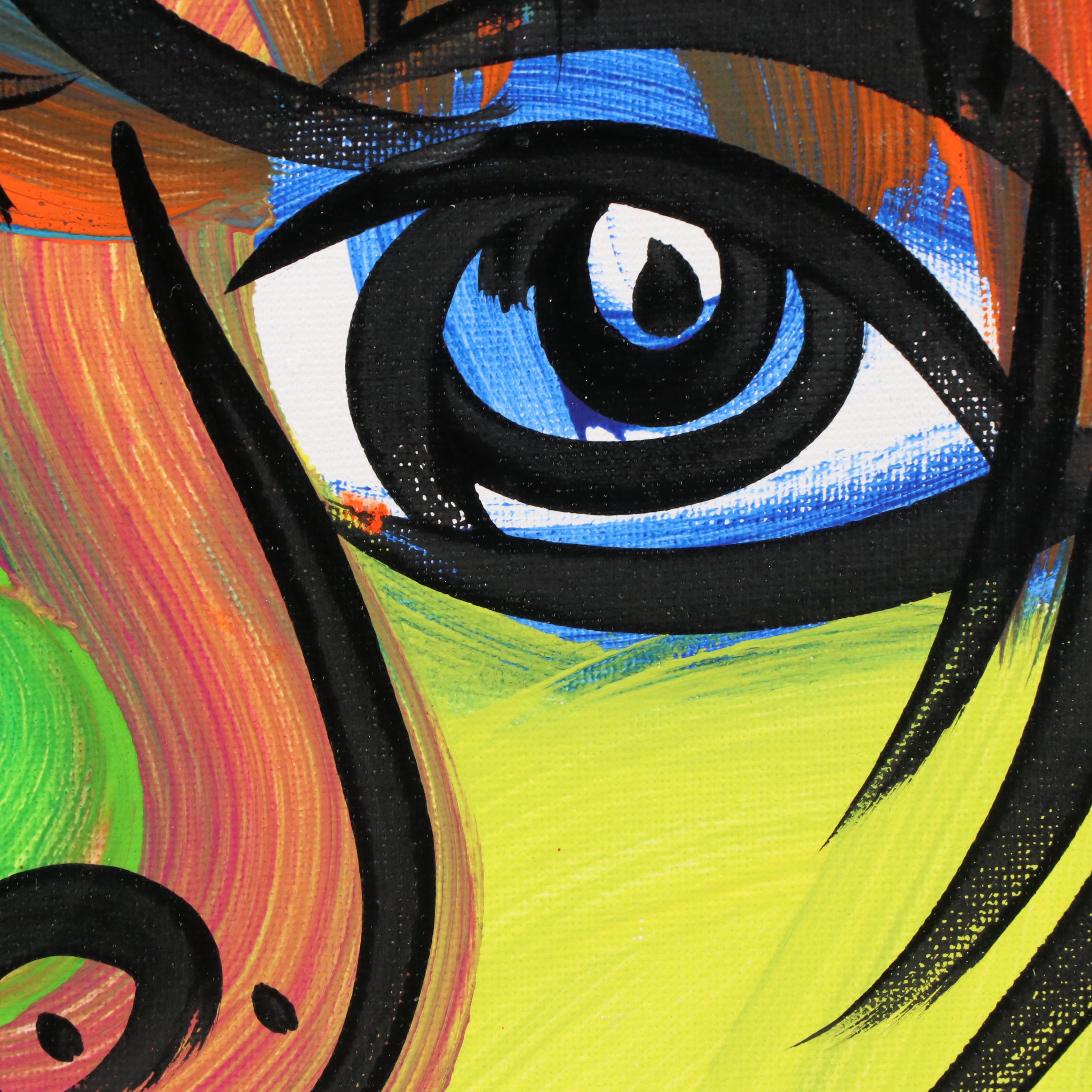 Peter Robert Keil Stylized Acrylic Portrait