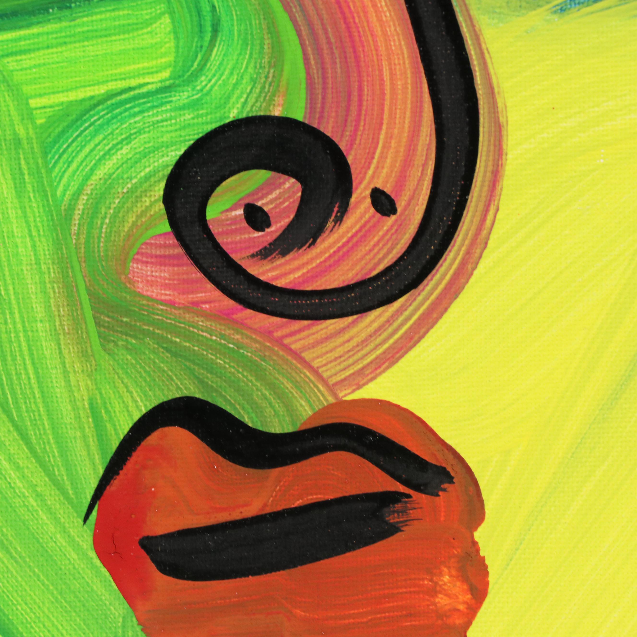 Peter Robert Keil Stylized Acrylic Portrait