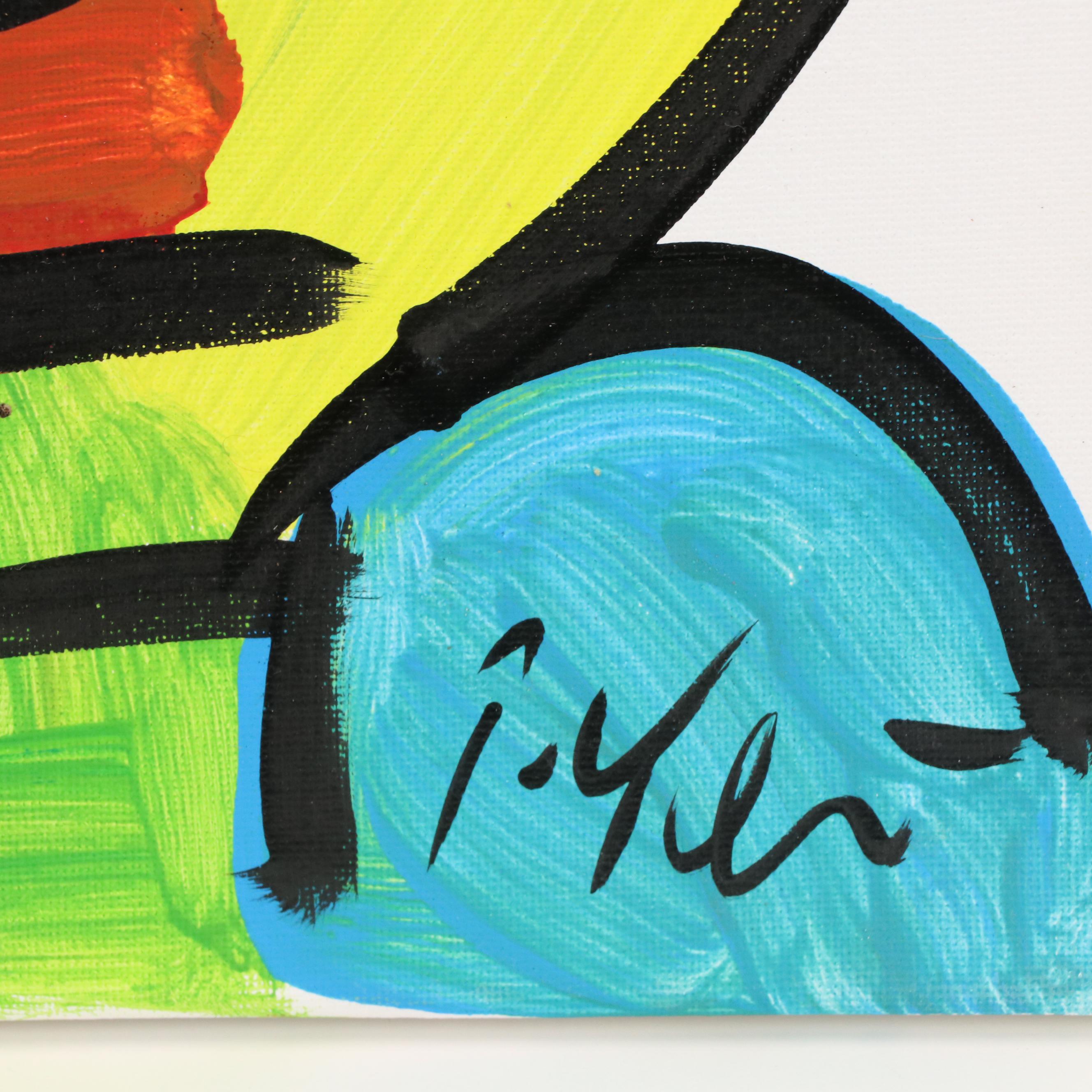 Peter Robert Keil Stylized Acrylic Portrait