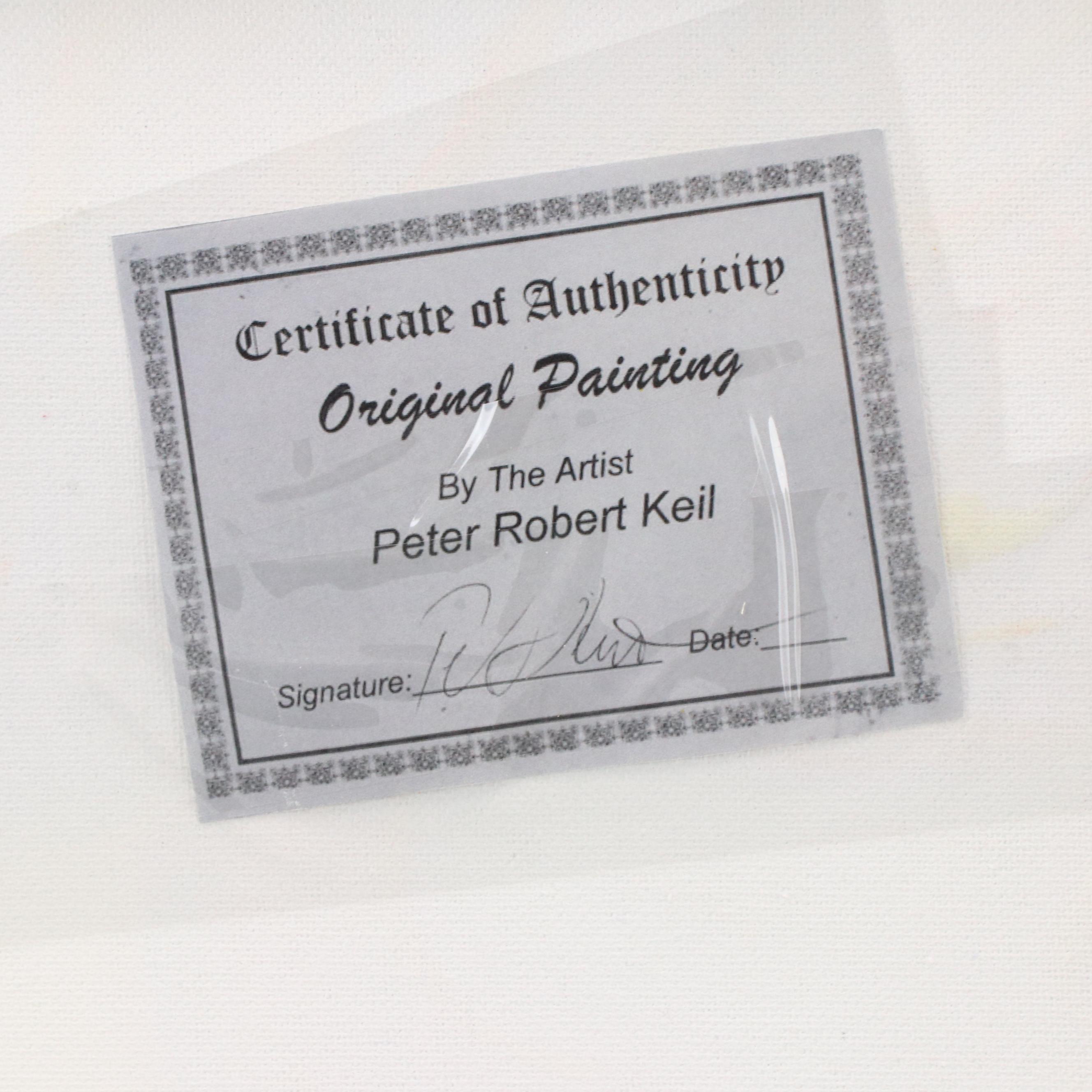 Peter Robert Keil Stylized Acrylic Portrait