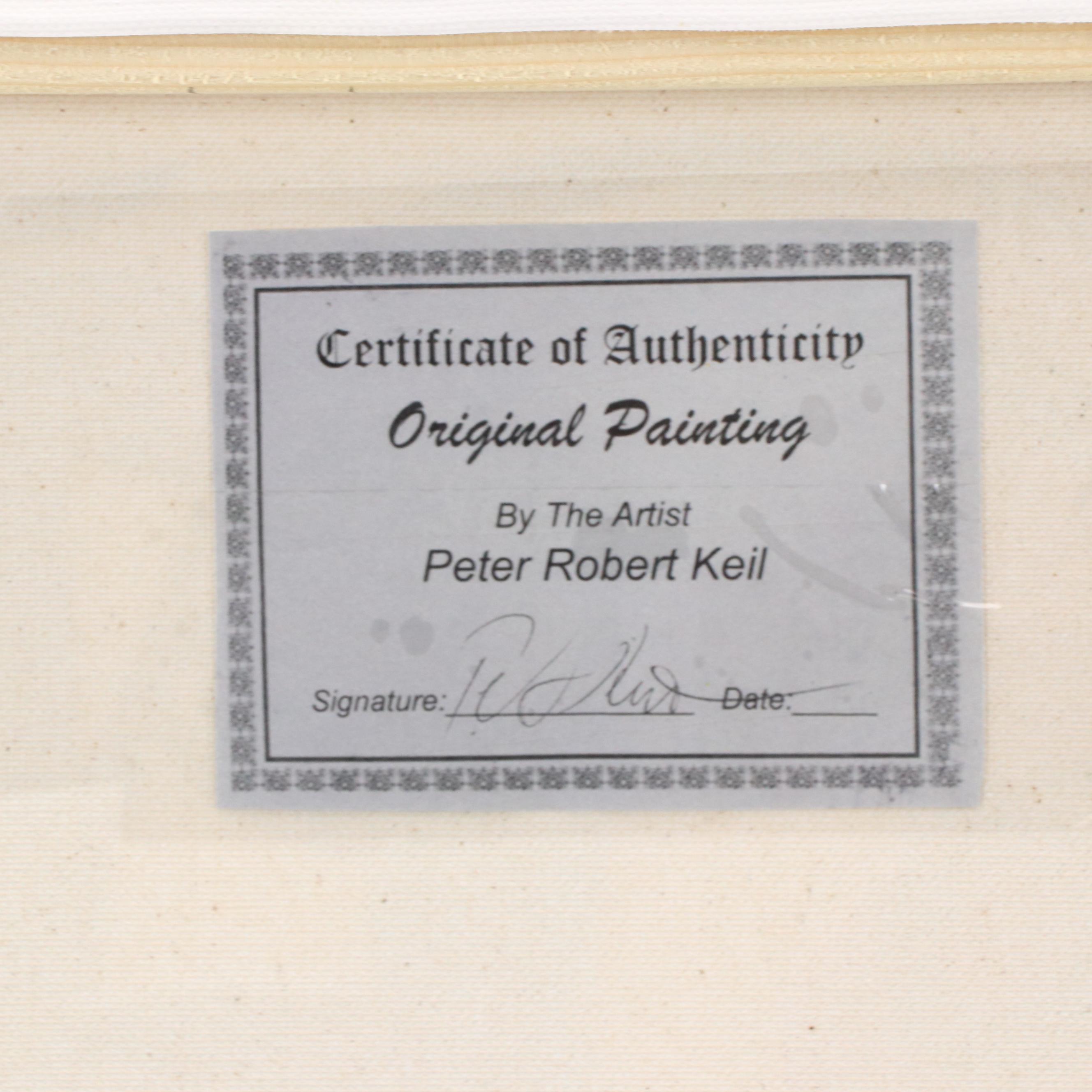 Peter Robert Keil Stylized Acrylic Portrait