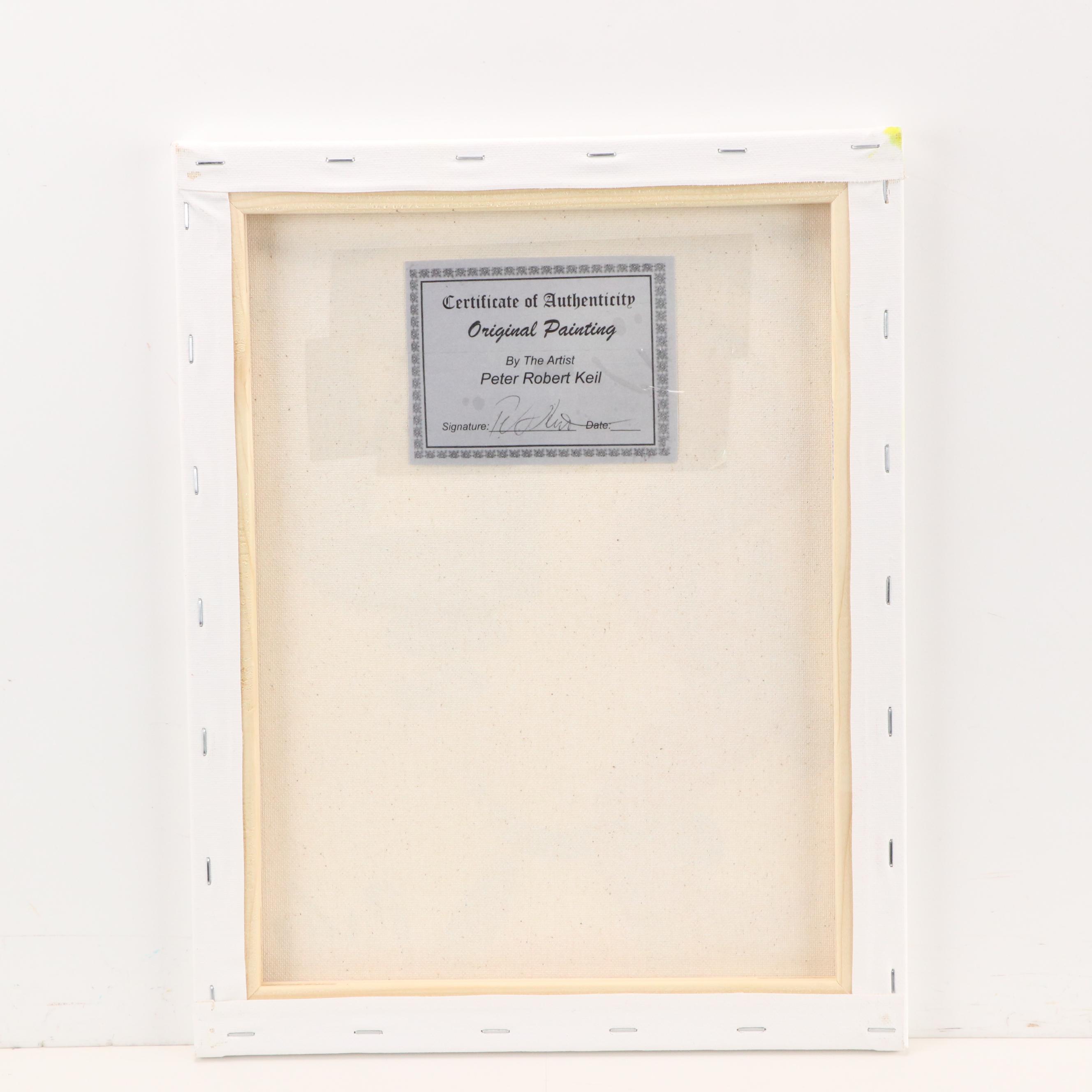 Peter Robert Keil Stylized Acrylic Portrait