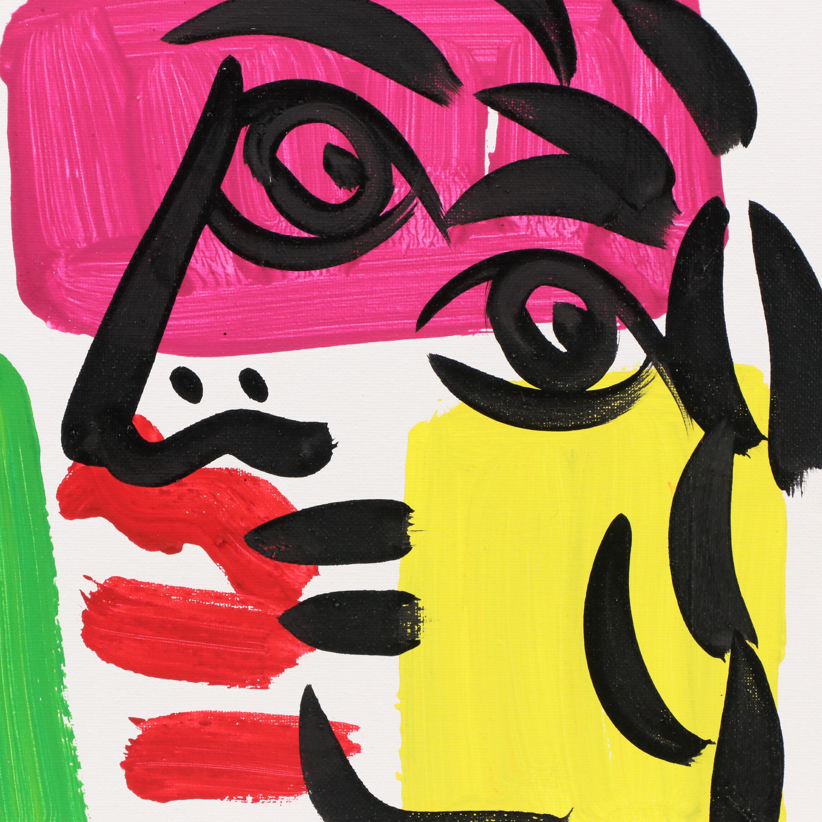 Peter Robert Keil Stylized Acrylic Portrait