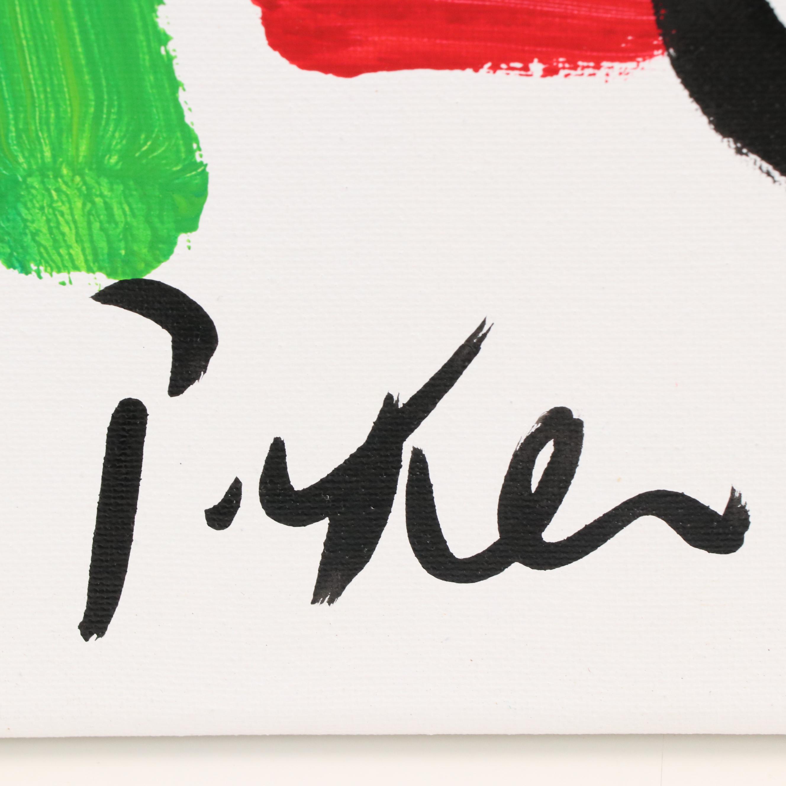 Peter Robert Keil Stylized Acrylic Portrait