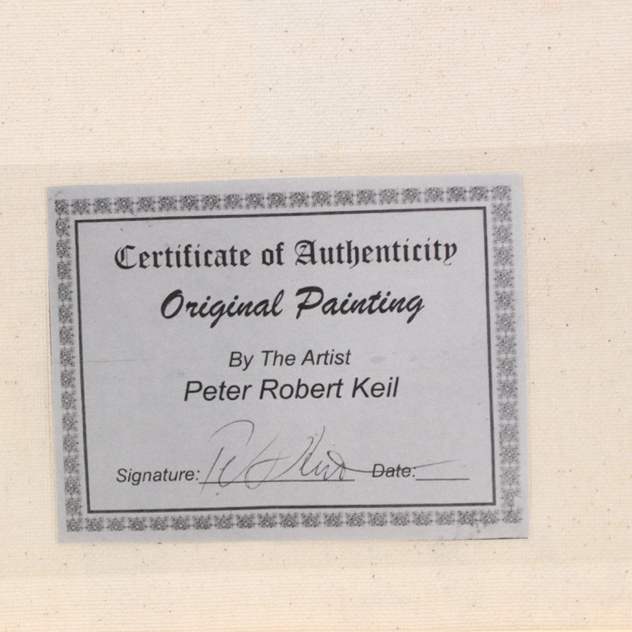 Peter Robert Keil Stylized Acrylic Portrait