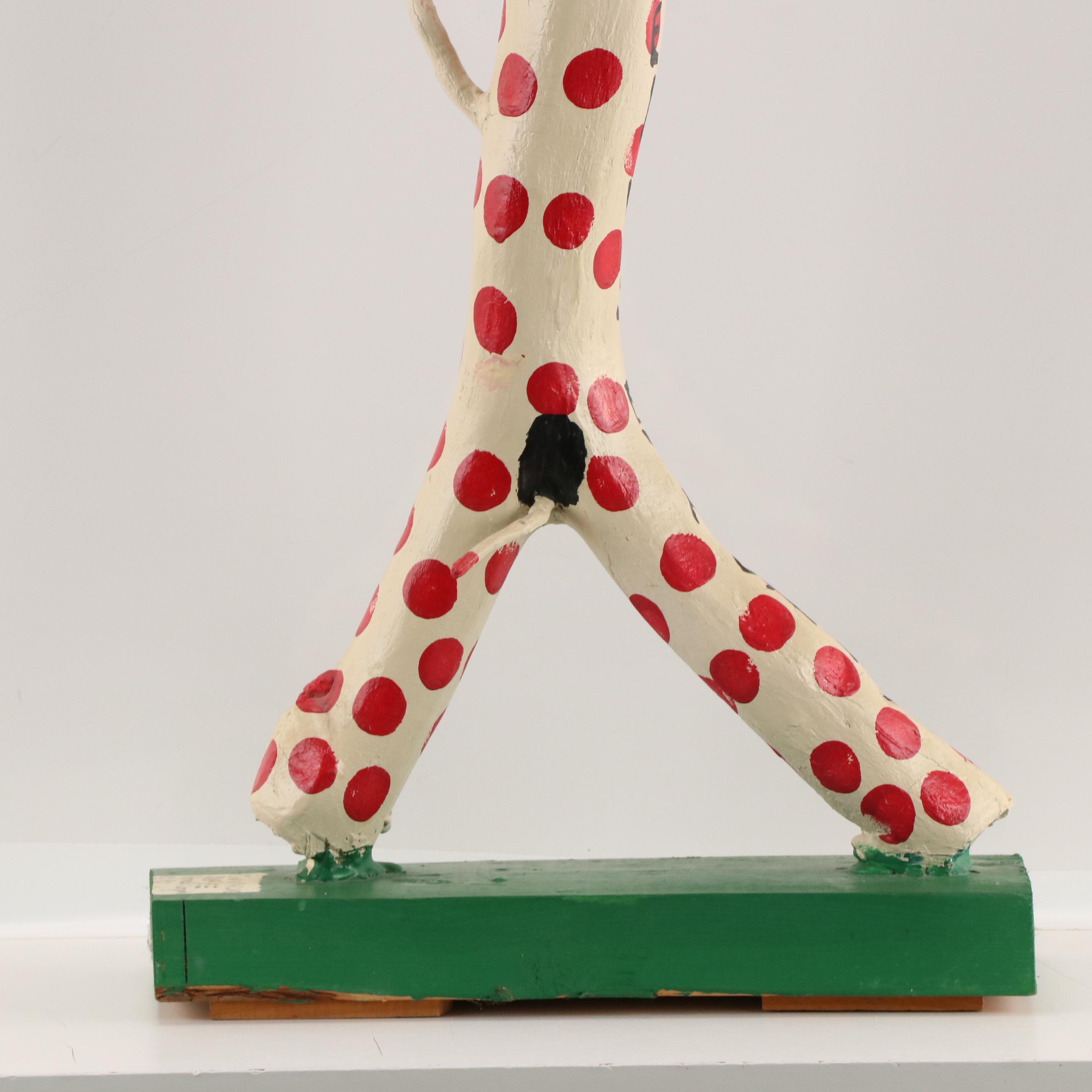 Ronald Cooper Folk Art "Convincing Snake," 1992