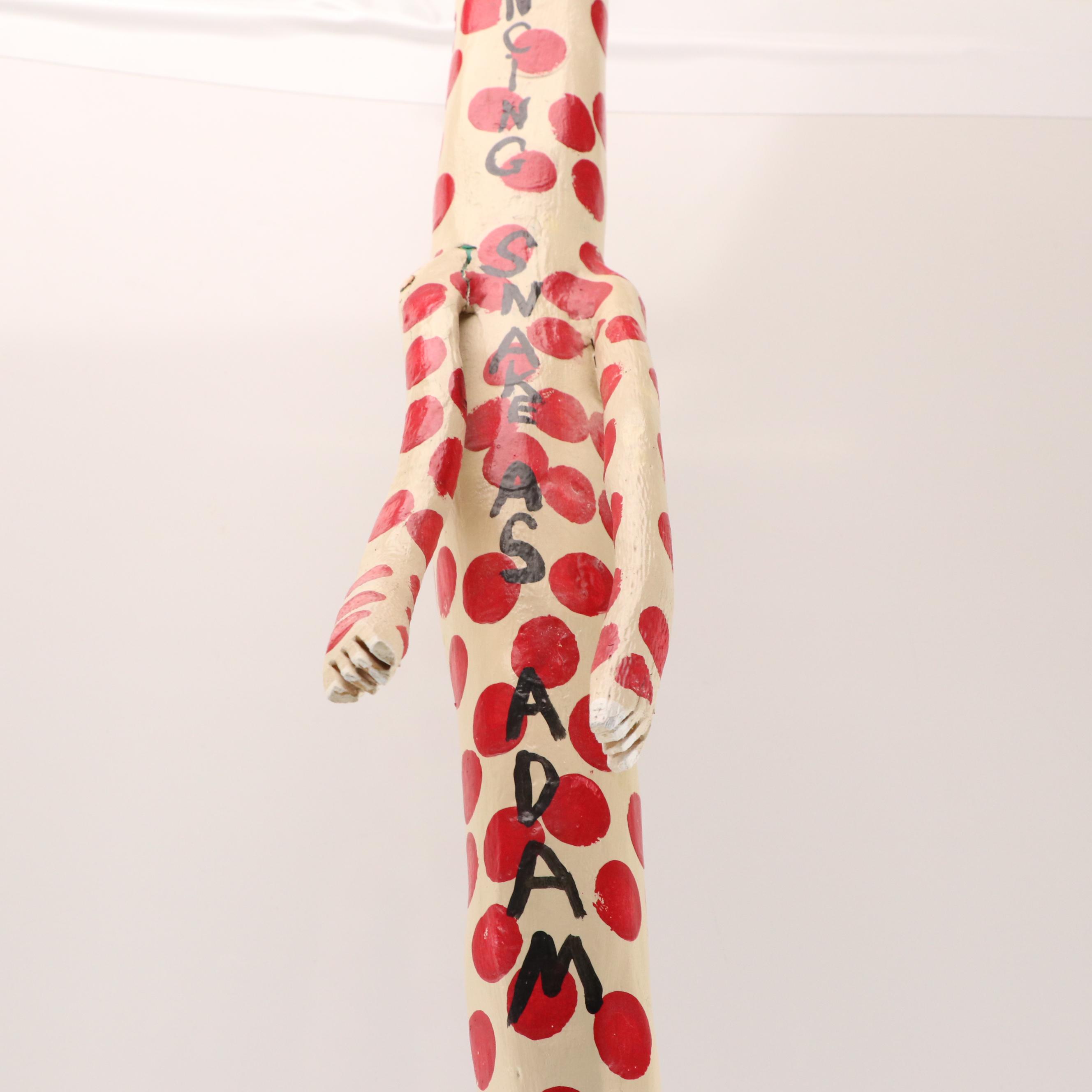 Ronald Cooper Folk Art "Convincing Snake," 1992