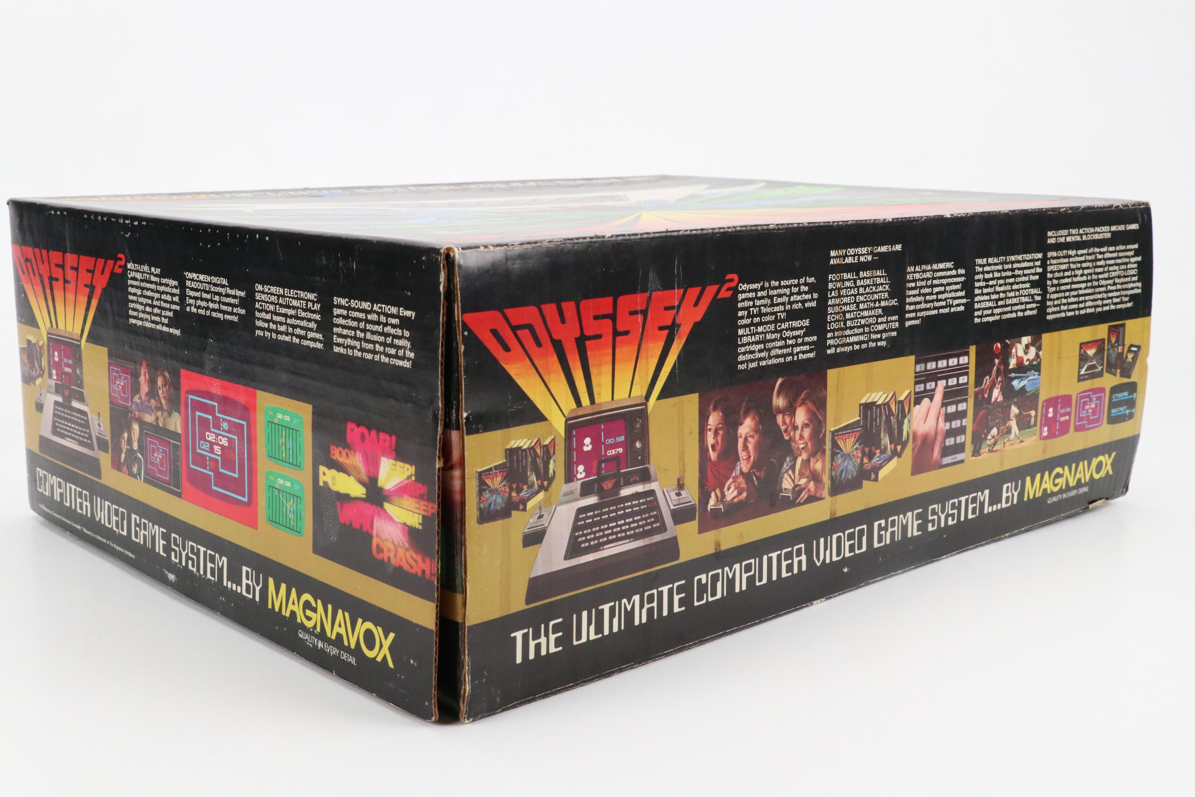 Magnavox Odyssey 2 Home Video Game System with Games, Accessories, Original Box