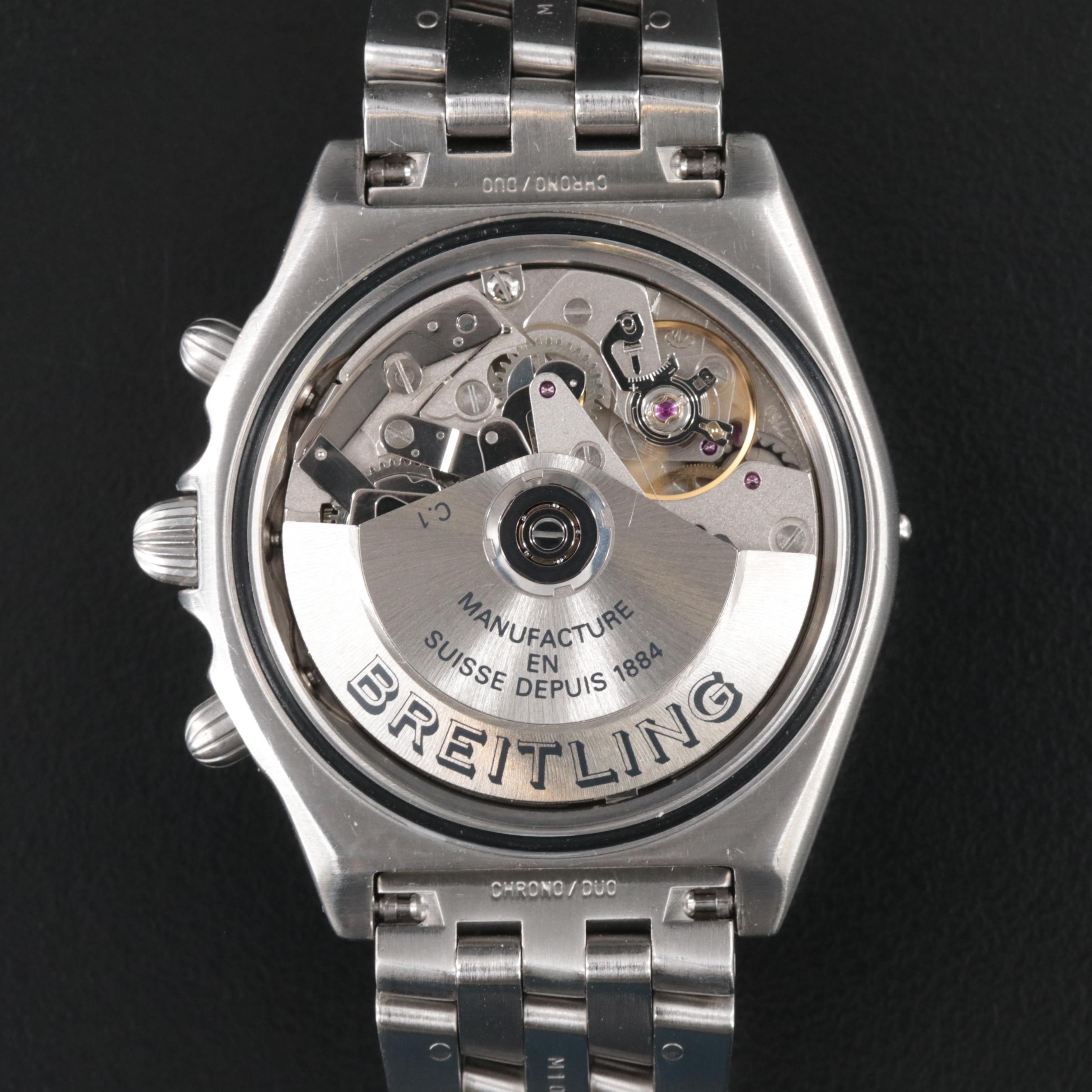 Breitling Chronomat Black Steel Serie Speciale 39mm Automatic Watch