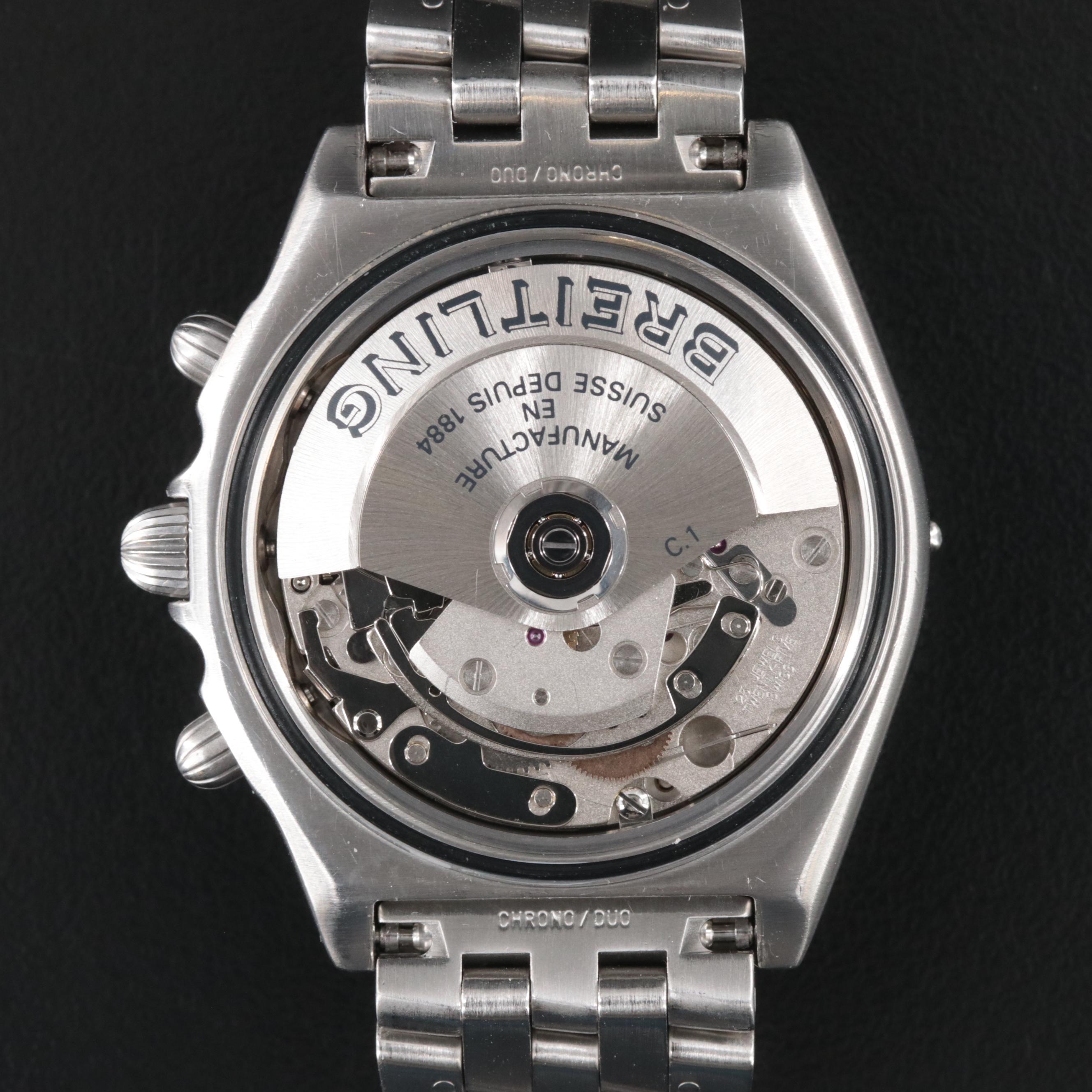 Breitling Chronomat Black Steel Serie Speciale 39mm Automatic Watch