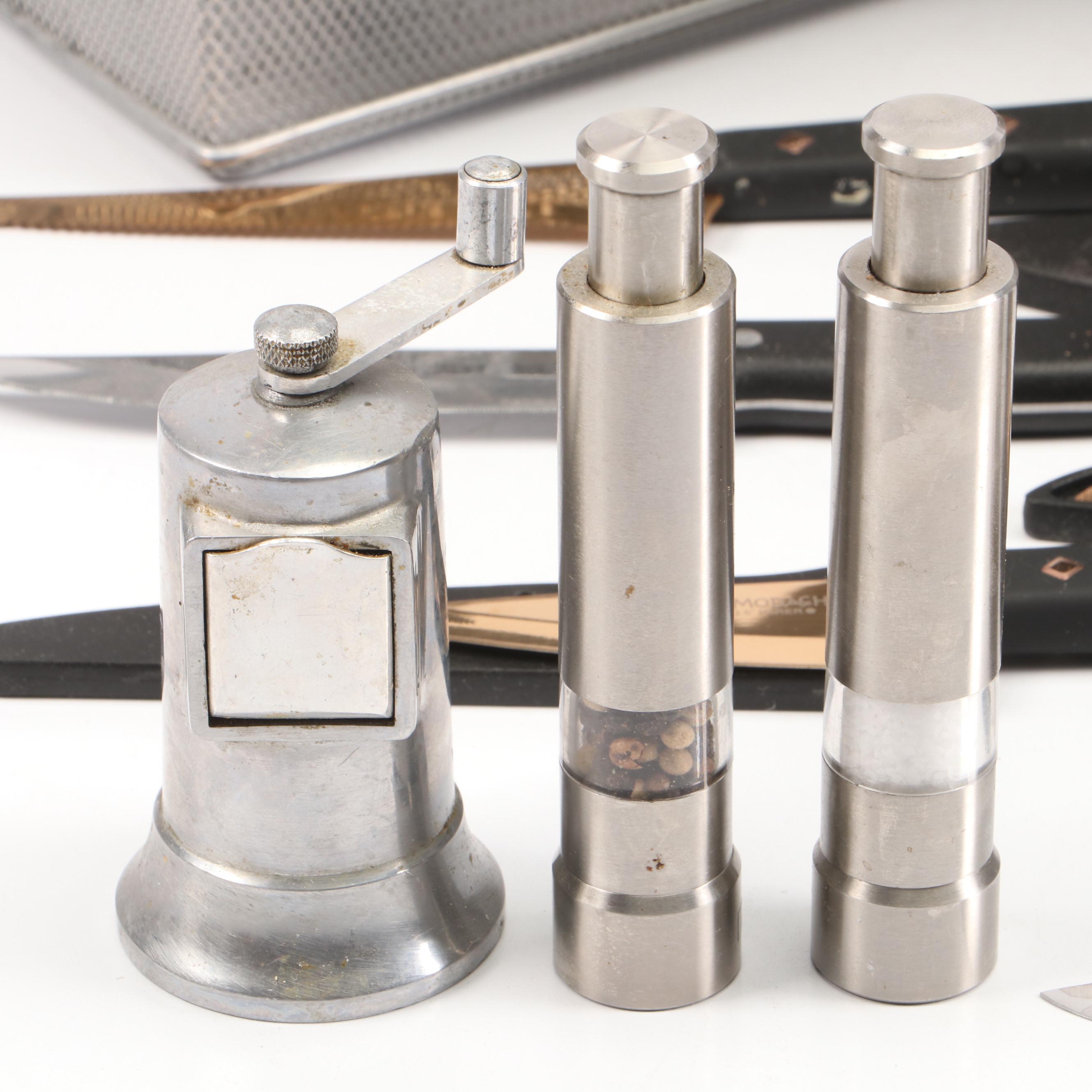 Tomodachi Chef's Knife Set with Spice Rack and Jars, Cooking Utensils and More