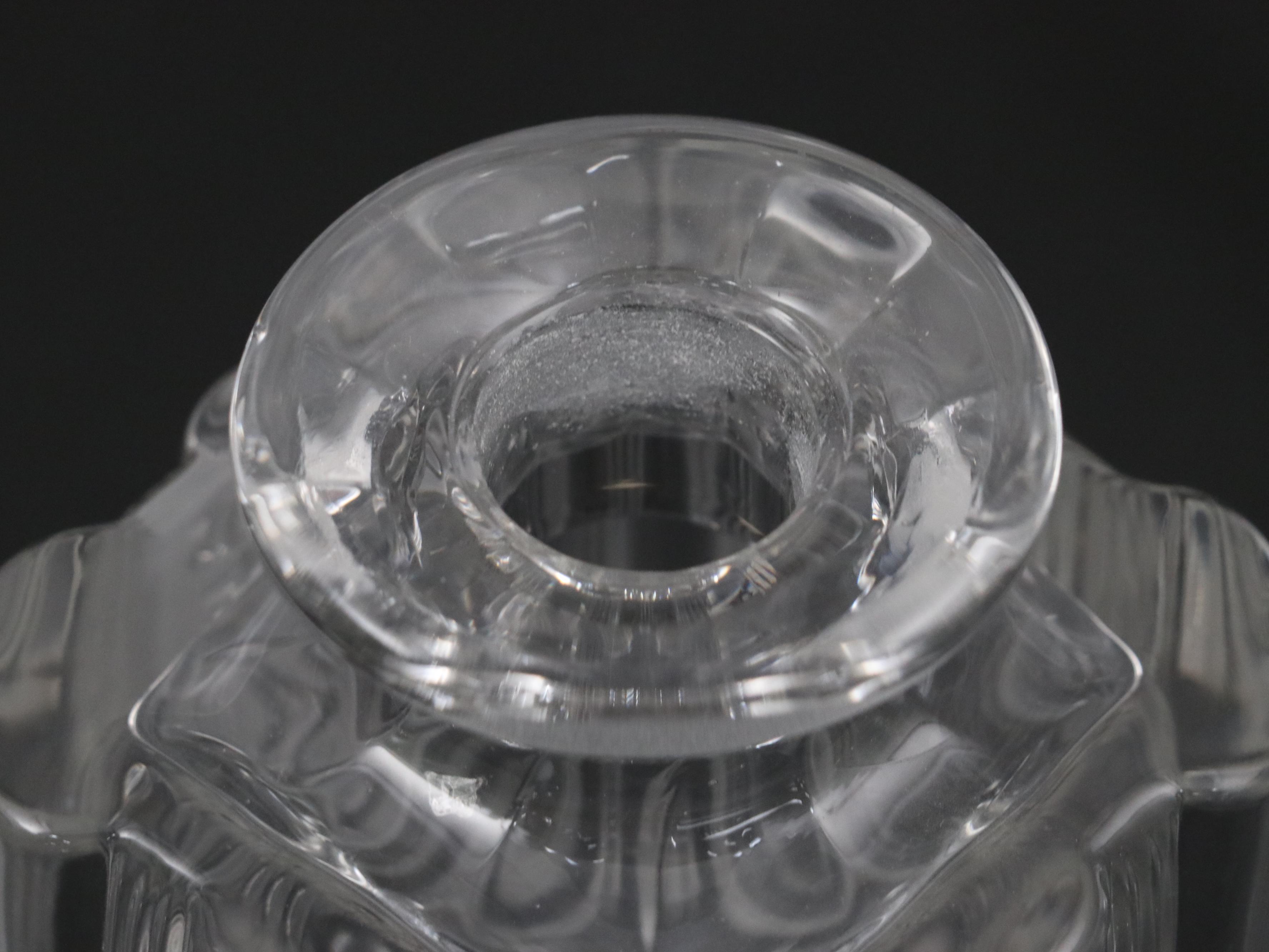 Fostoria "Sunray Clear" Bourbon and Scotch Decanters, Mid-20th Century