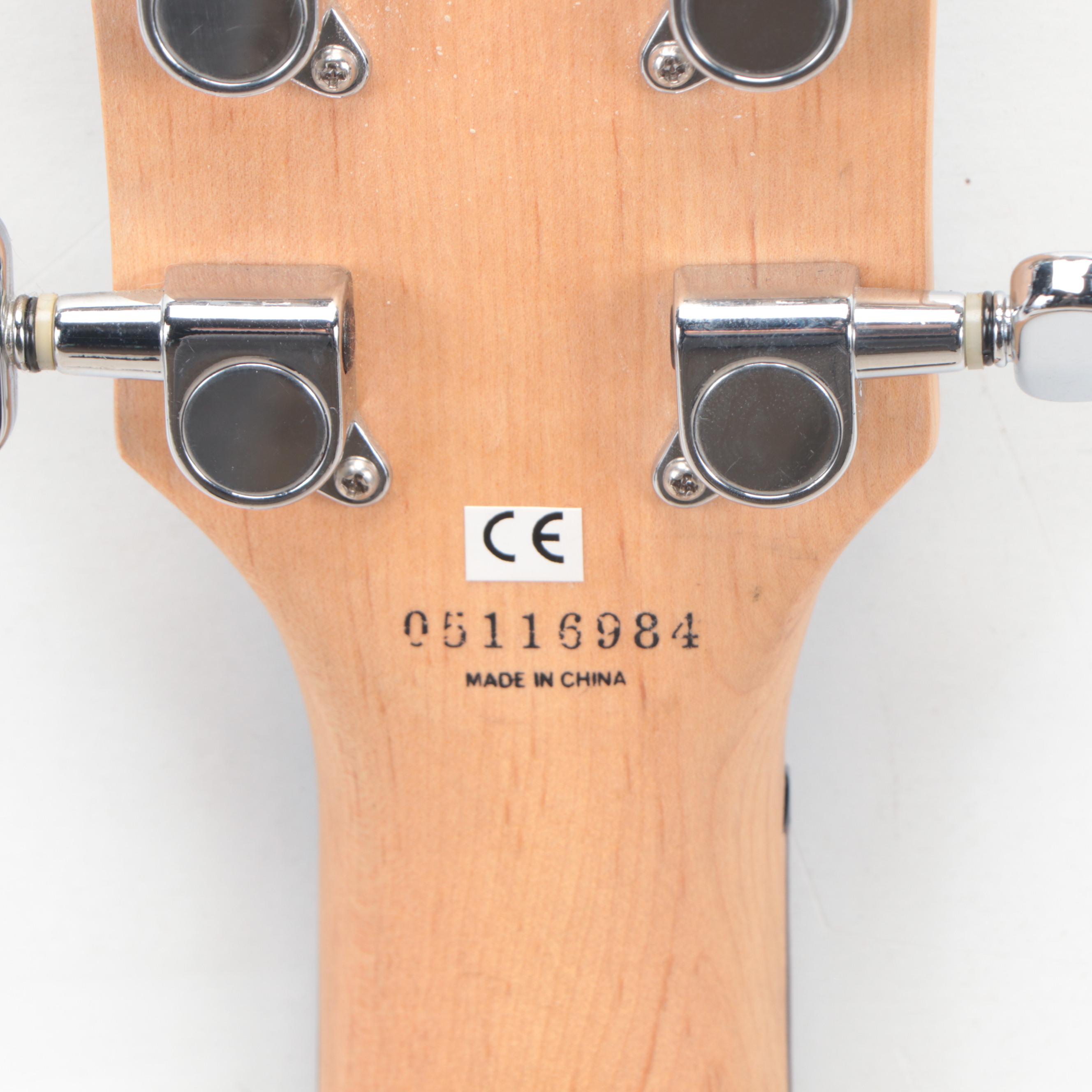 Washburn WI14 Electric Guitar in Black with Road Runner Soft Case