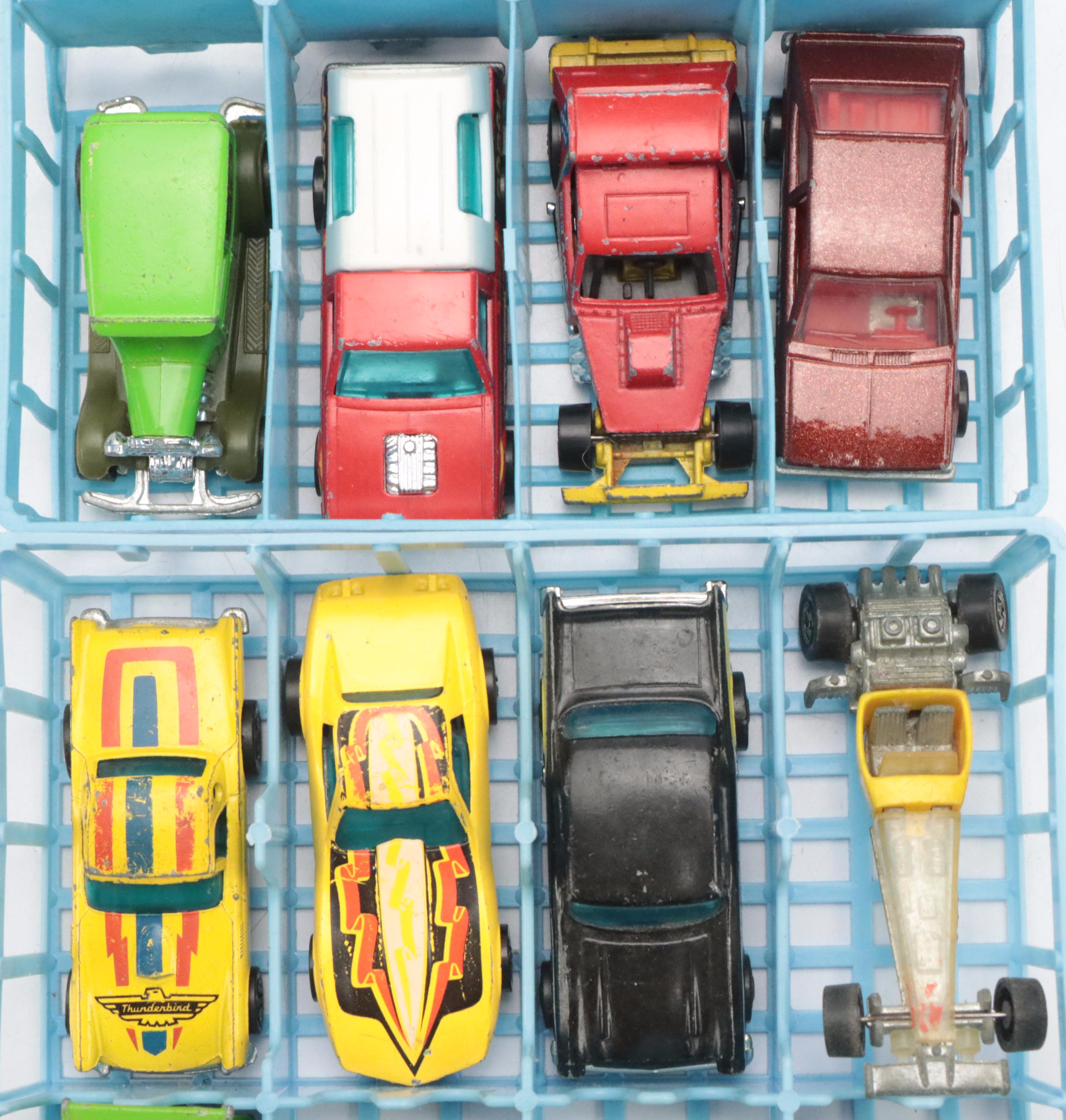 Vintage Hot Wheels from the 1970s & 1980s with Matchbox Case