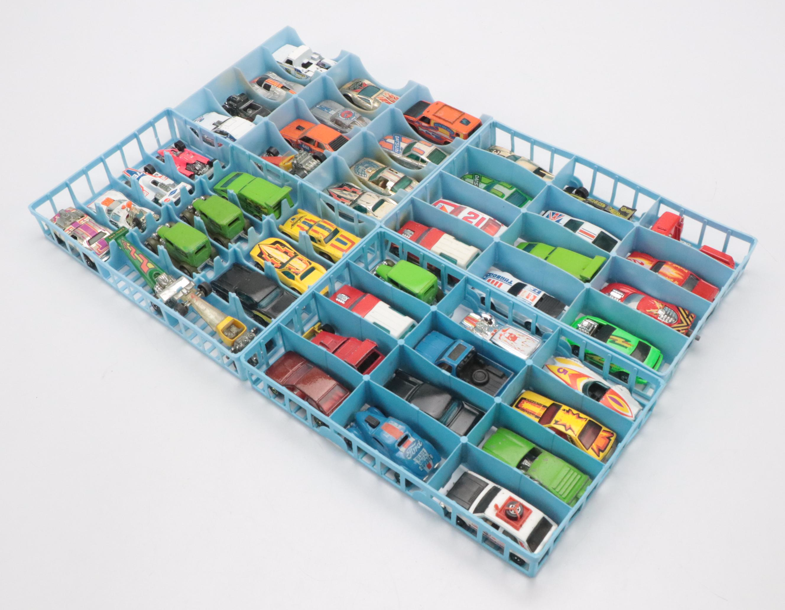 Vintage Hot Wheels from the 1970s & 1980s with Matchbox Case