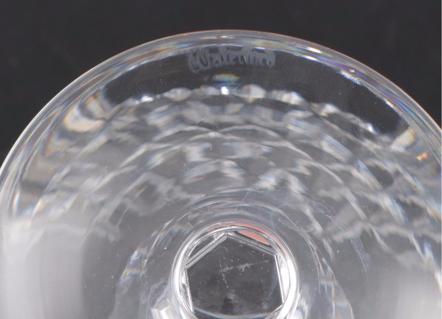 Waterford Crystal "Lismore" Ship's Decanter with "Alana" Brandy Glasses