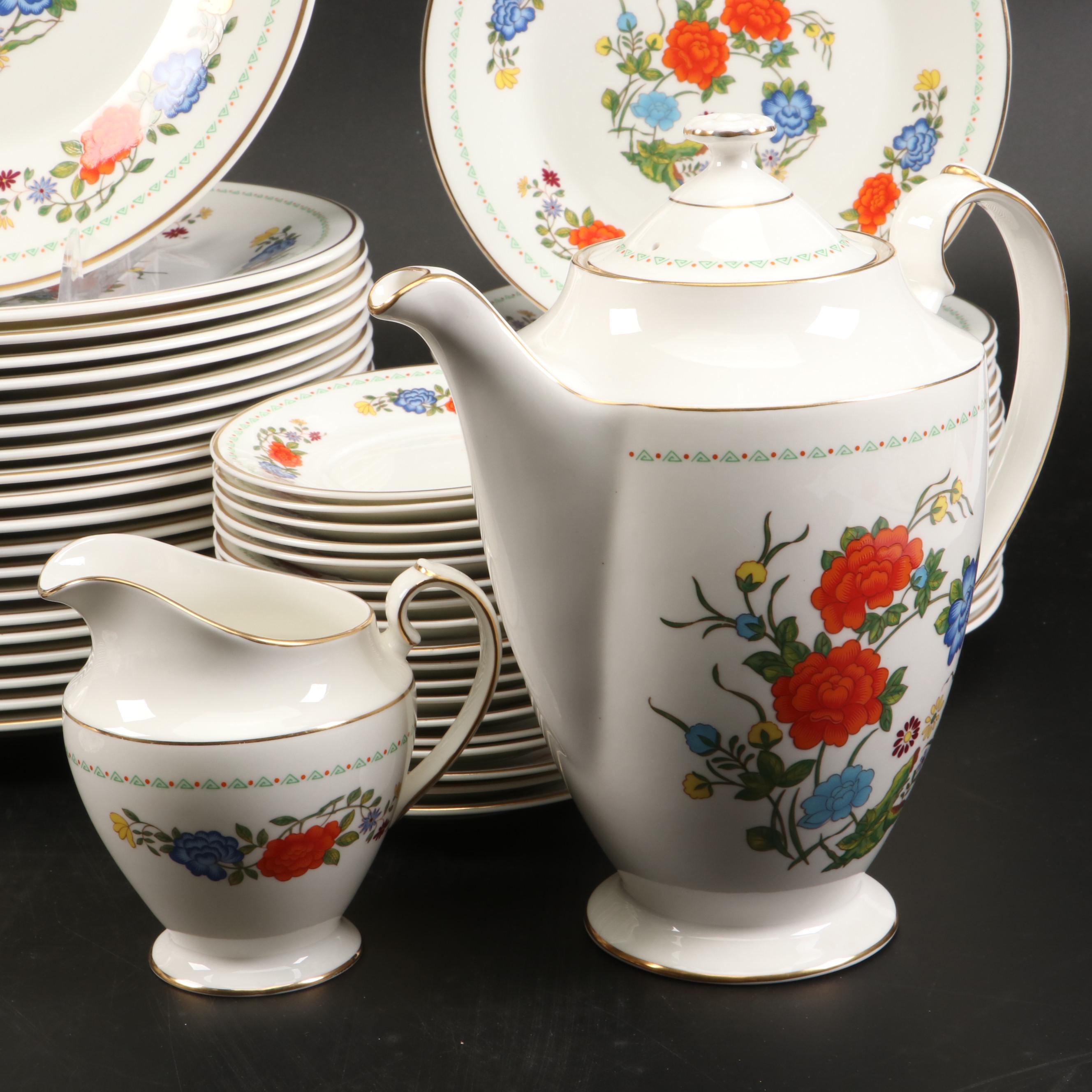 Aynsley "Famille Rose" Bone China Dinnerware and Serveware