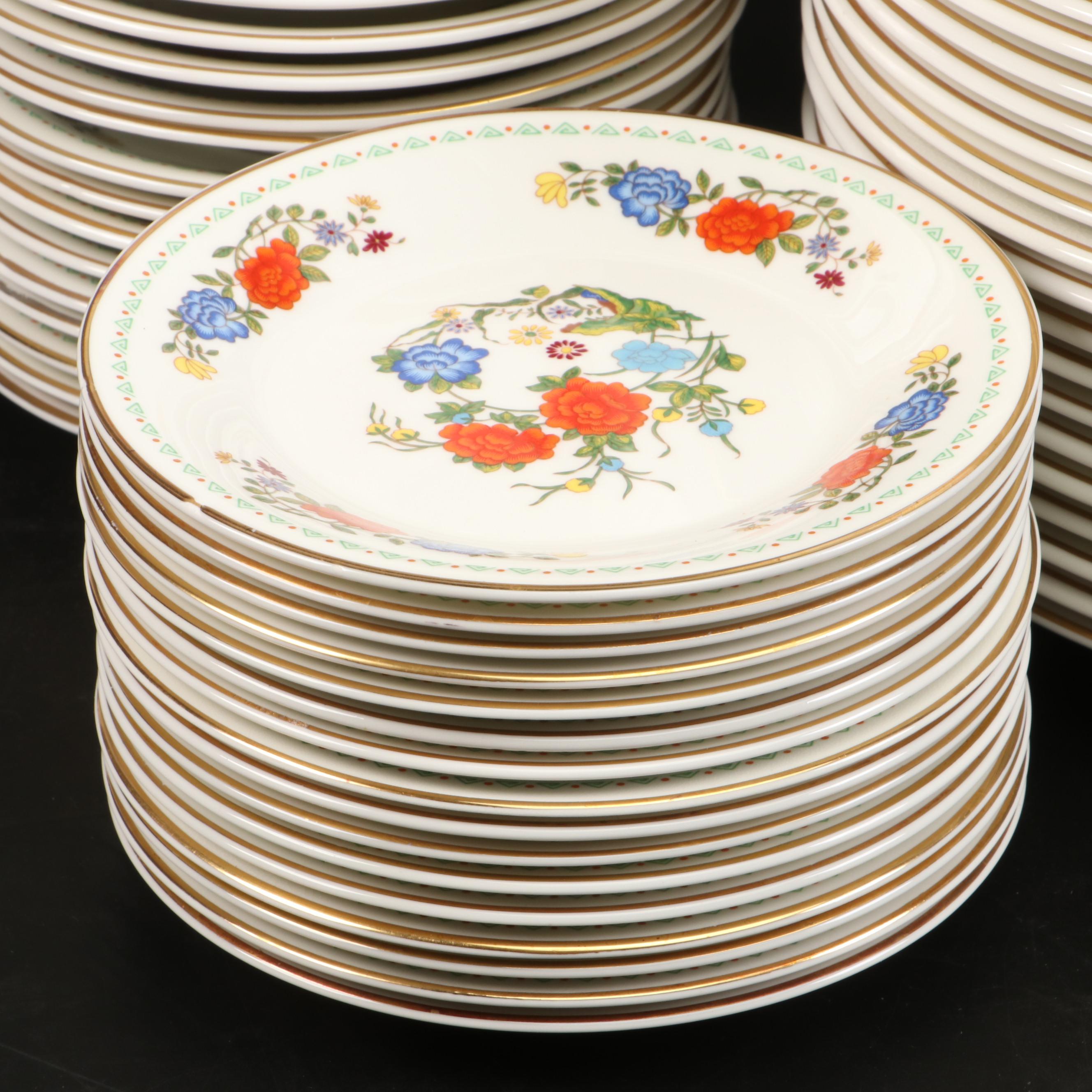 Aynsley "Famille Rose" Bone China Dinnerware and Serveware