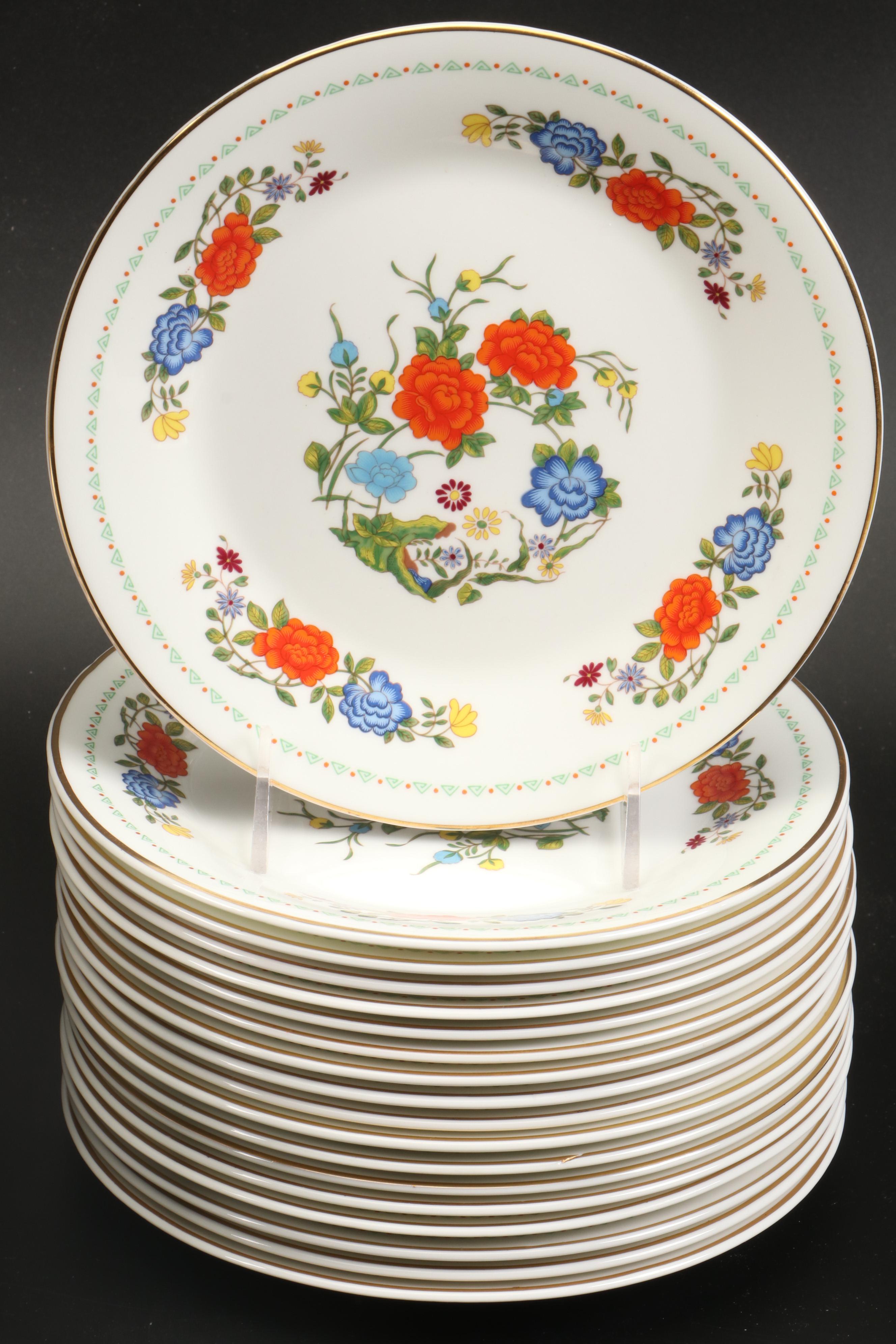 Aynsley "Famille Rose" Bone China Dinnerware and Serveware