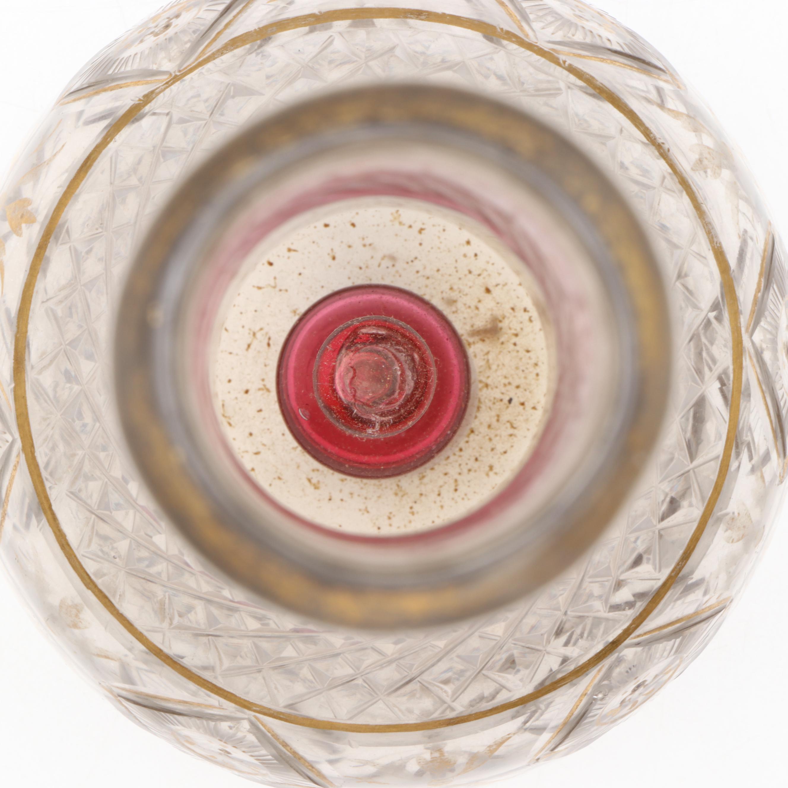 Bartlett Collins Bud Vases with Glass Decanters, Footed Bowl and Thistle Dish