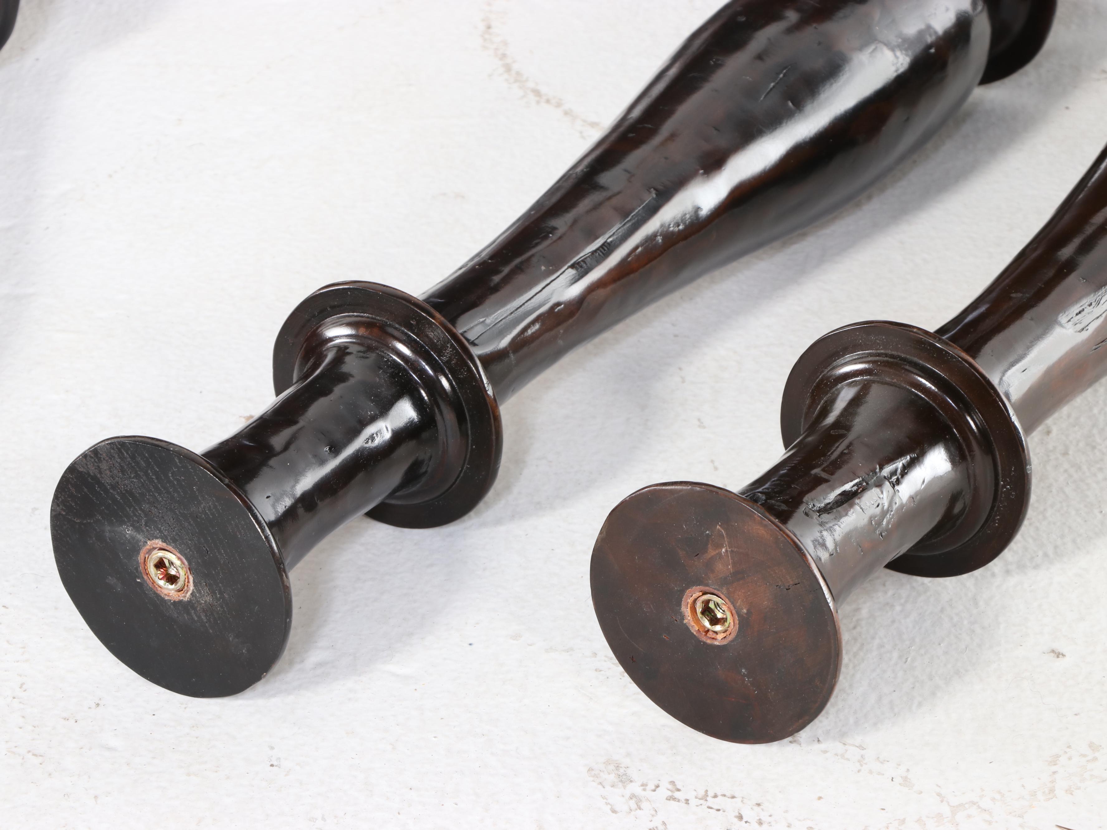 Bernhardt "Vintage Patina" Mahogany King Size Four-Poster Bed Frame