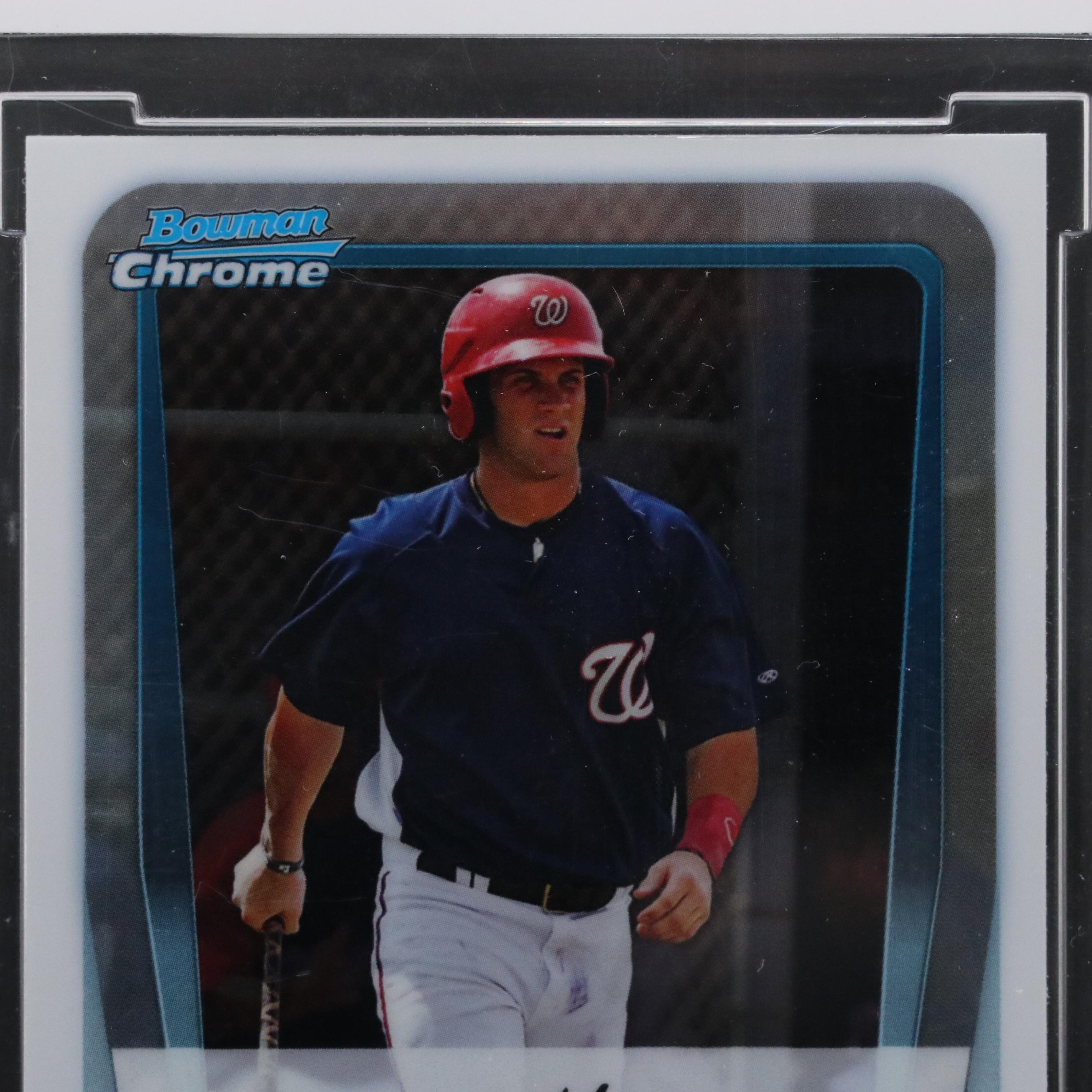 2011 Bowman Chrome Bryce Harper Prospects Baseball Card #BCP111 Graded BCCG 10