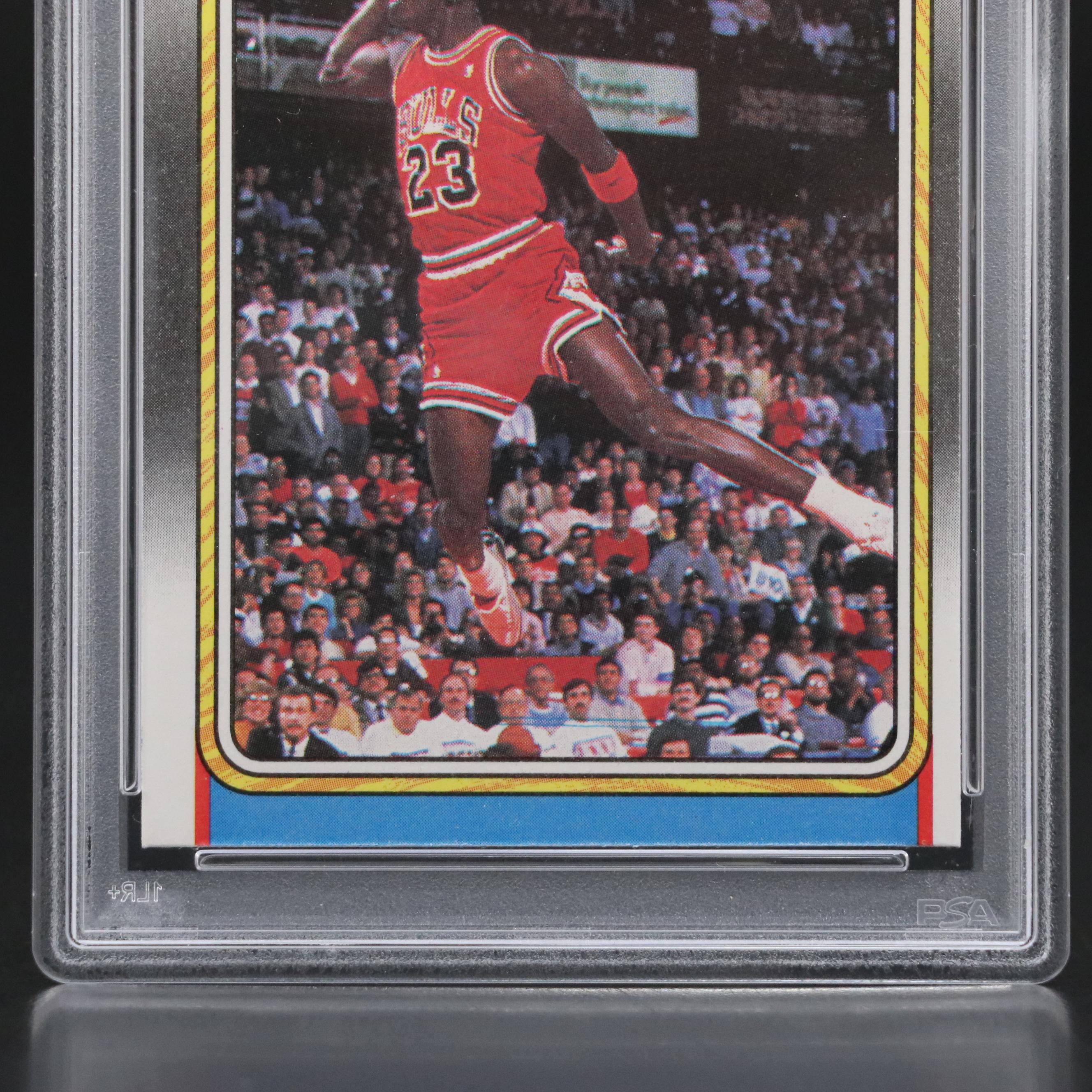 1988 Fleer Michael Jordan All-Star Basketball Card #120 Graded PSA 7 Near-Mint