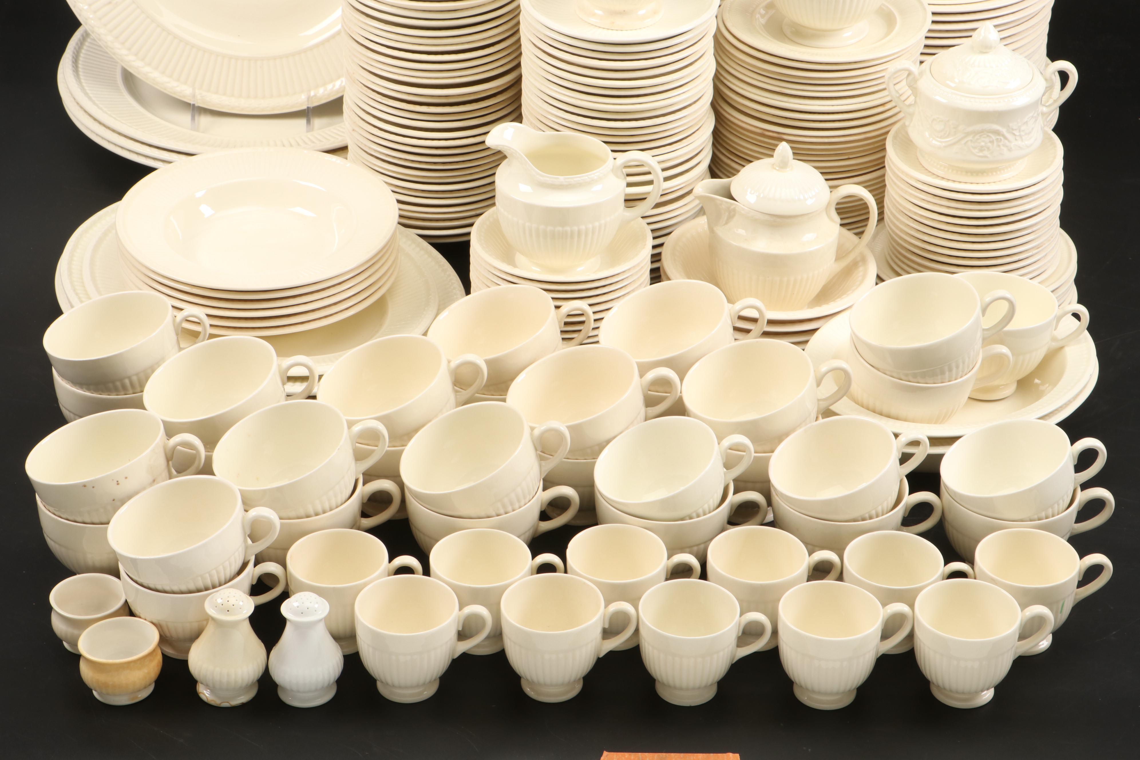 Wedgwood "Edme" Ceramic Dinnerware, Serveware and More with Spode Salt Cellar