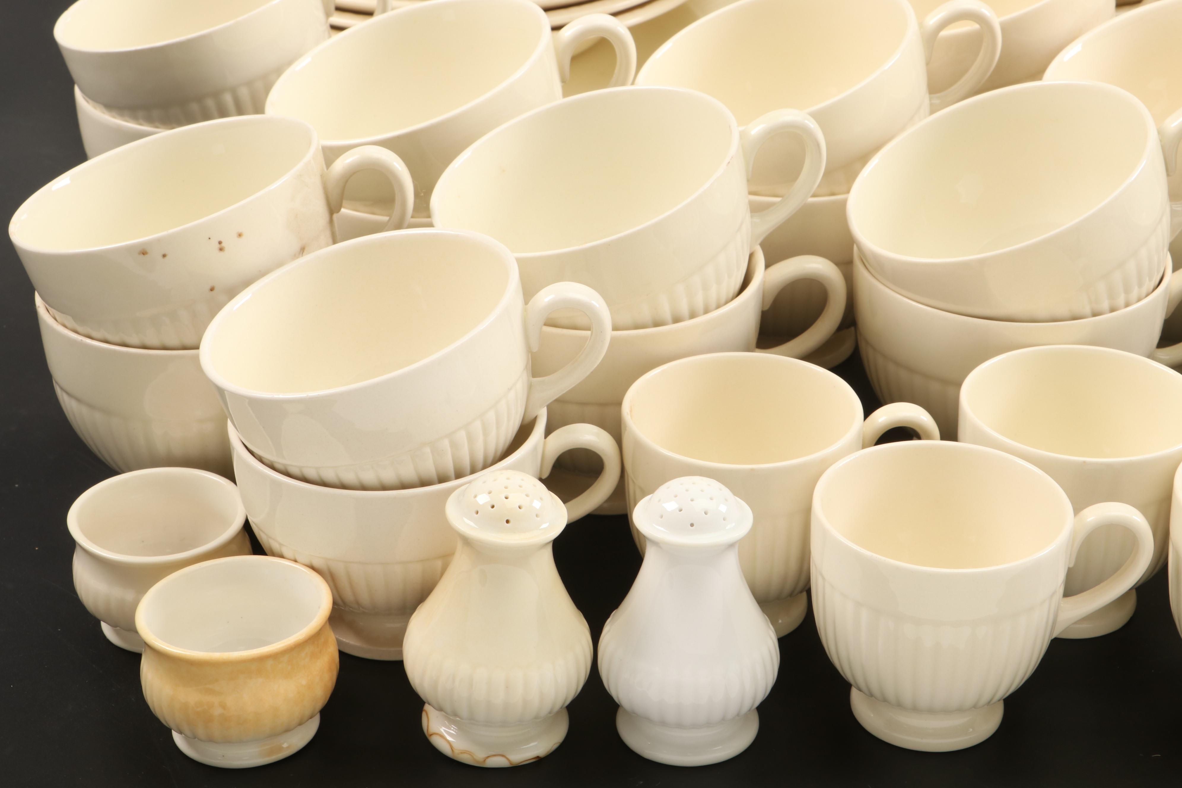 Wedgwood "Edme" Ceramic Dinnerware, Serveware and More with Spode Salt Cellar