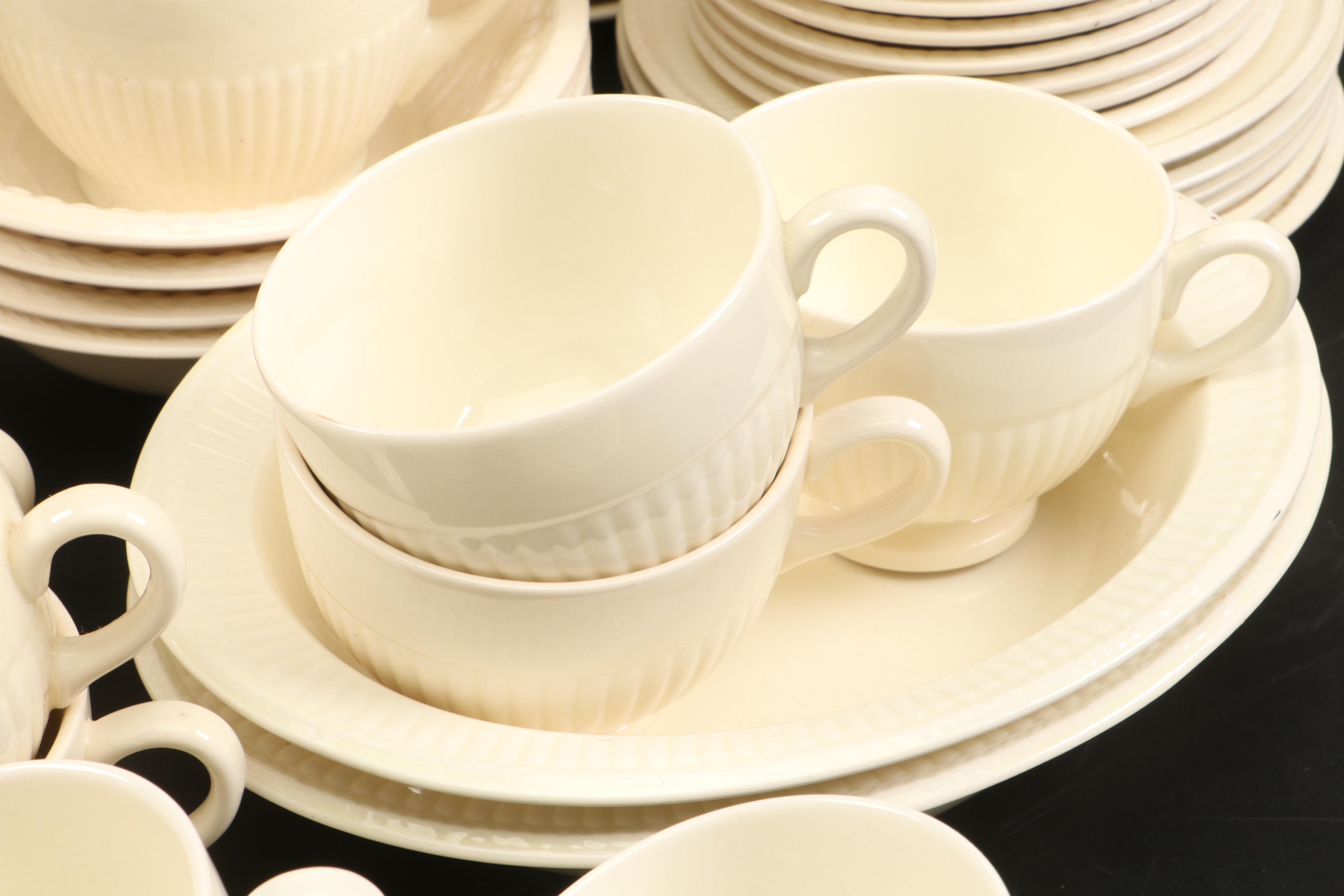 Wedgwood "Edme" Ceramic Dinnerware, Serveware and More with Spode Salt Cellar
