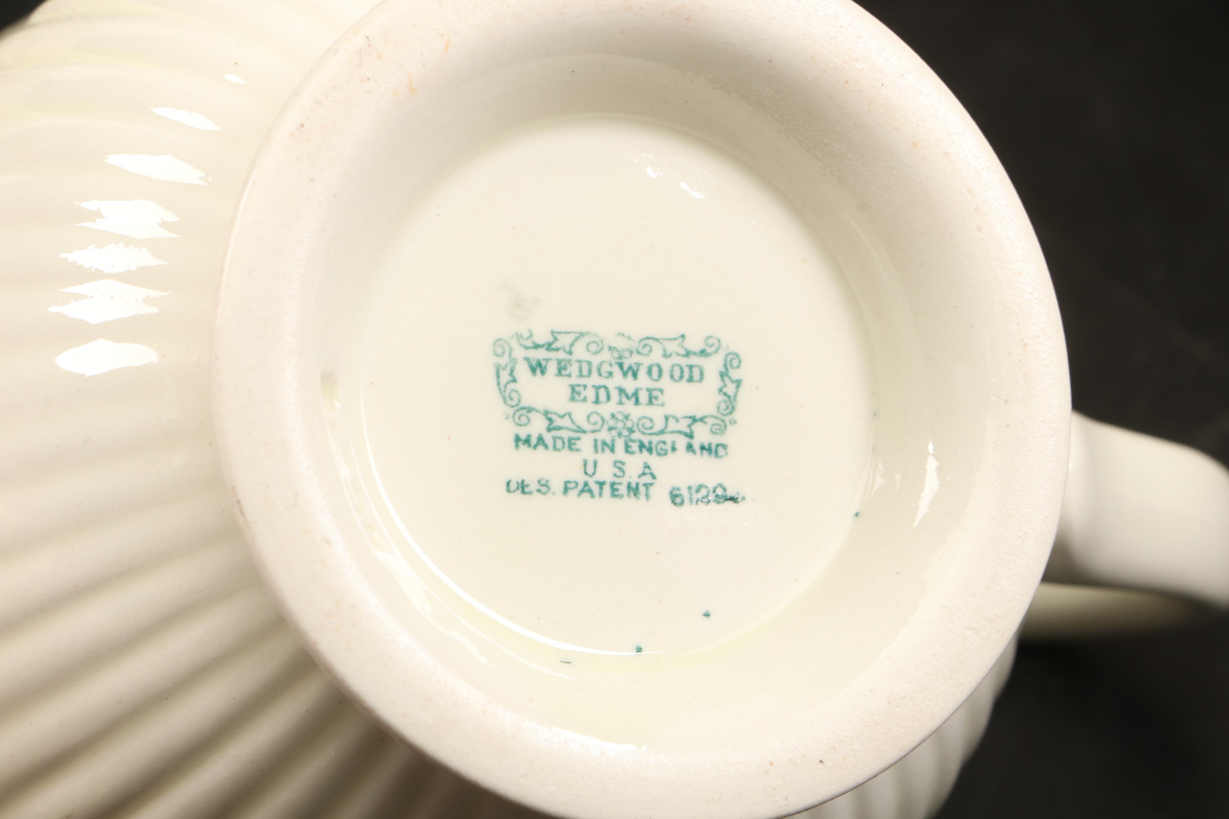 Wedgwood "Edme" Ceramic Dinnerware, Serveware and More with Spode Salt Cellar