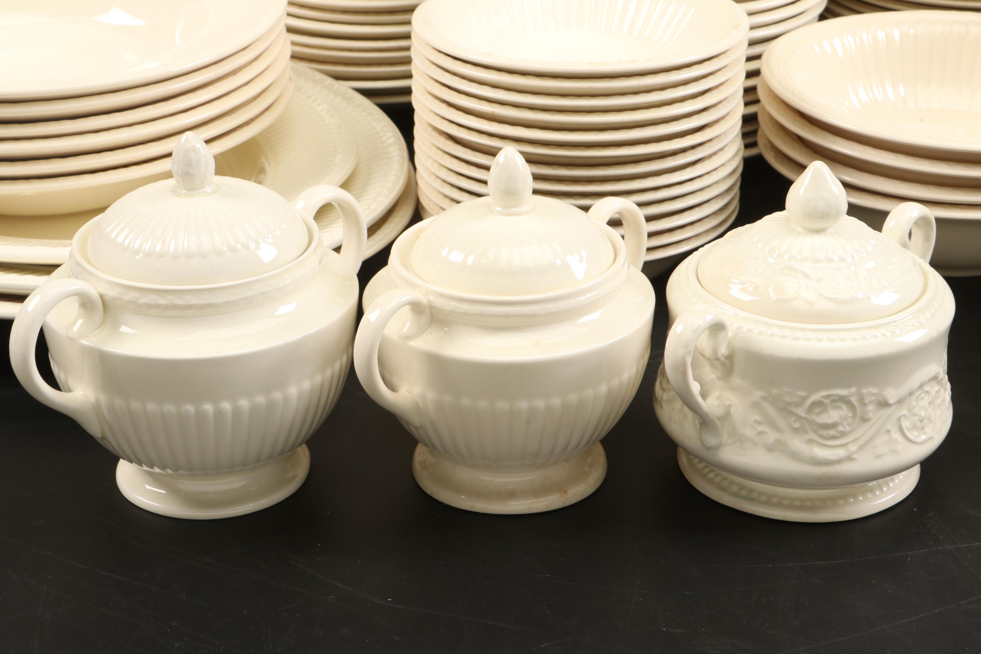 Wedgwood "Edme" Ceramic Dinnerware, Serveware and More with Spode Salt Cellar