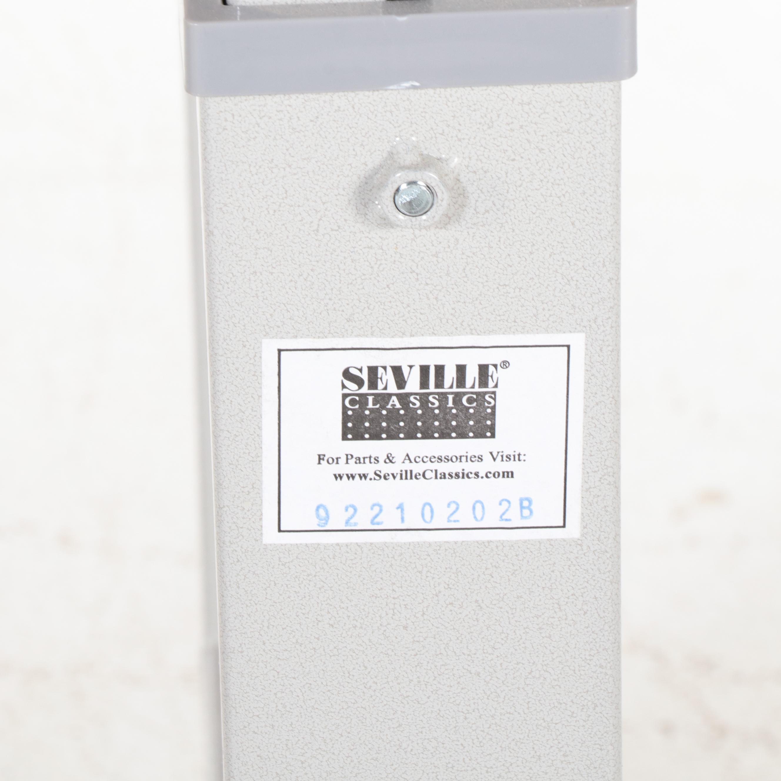 Seville Classics Ultra HD Metal and Wood Work Table