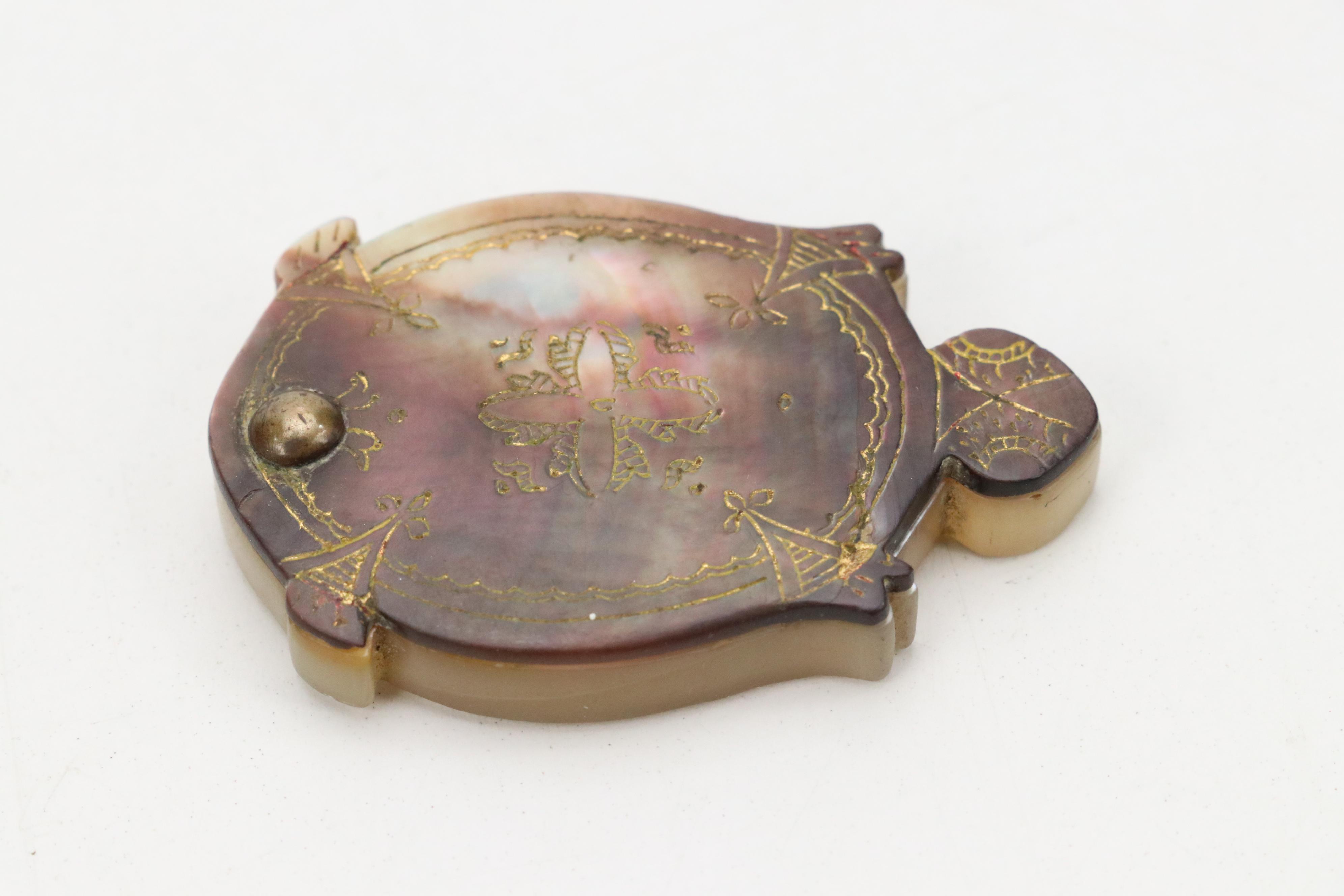 Ceramic, MOP, Bone, and Plastic Whist Card Game Scoring Markers in Boxes