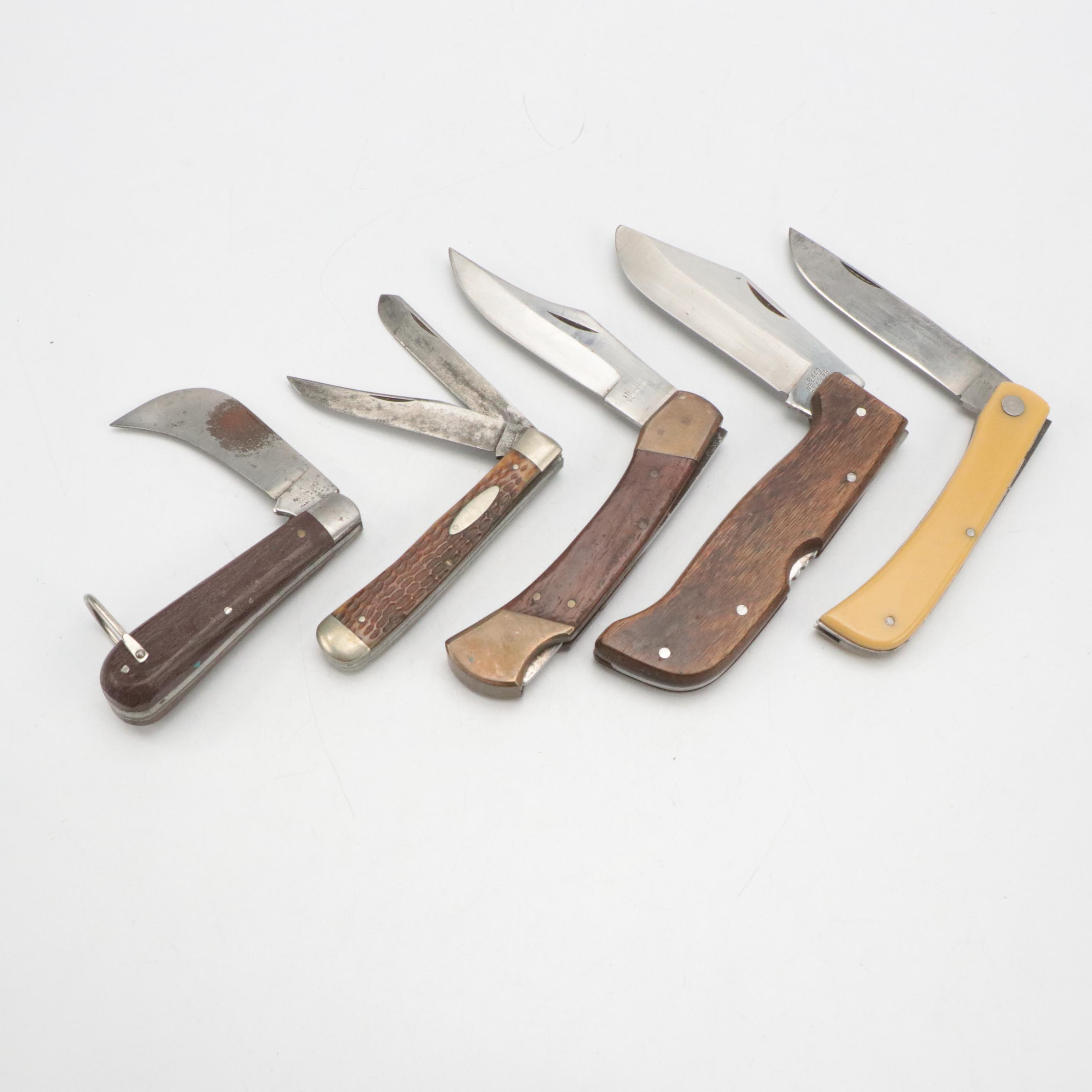 M. Klein & Sons with Other Folding Knives and Girl Scouts Utensil Tool