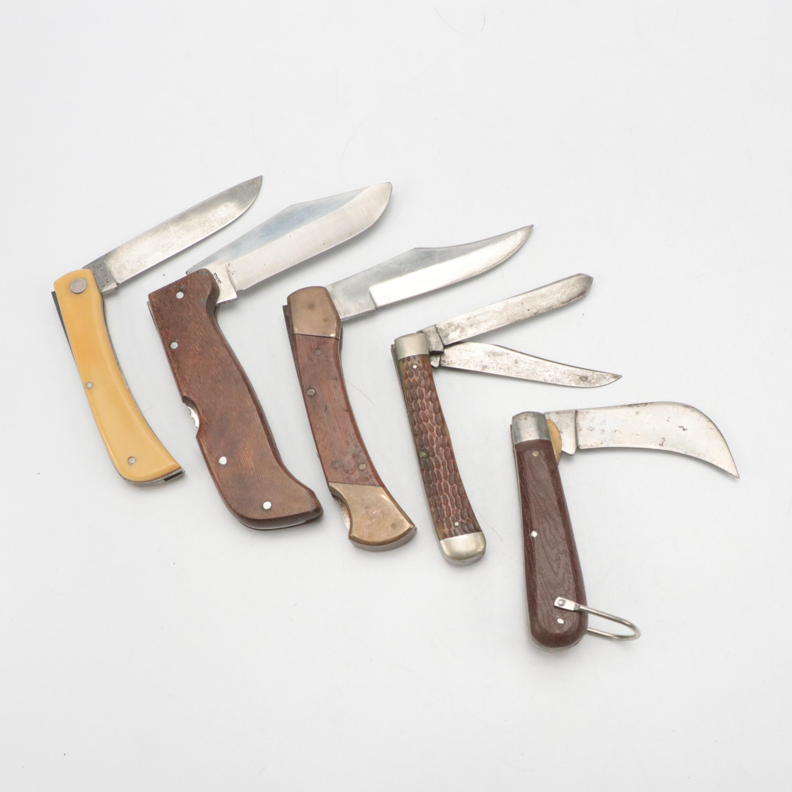 M. Klein & Sons with Other Folding Knives and Girl Scouts Utensil Tool