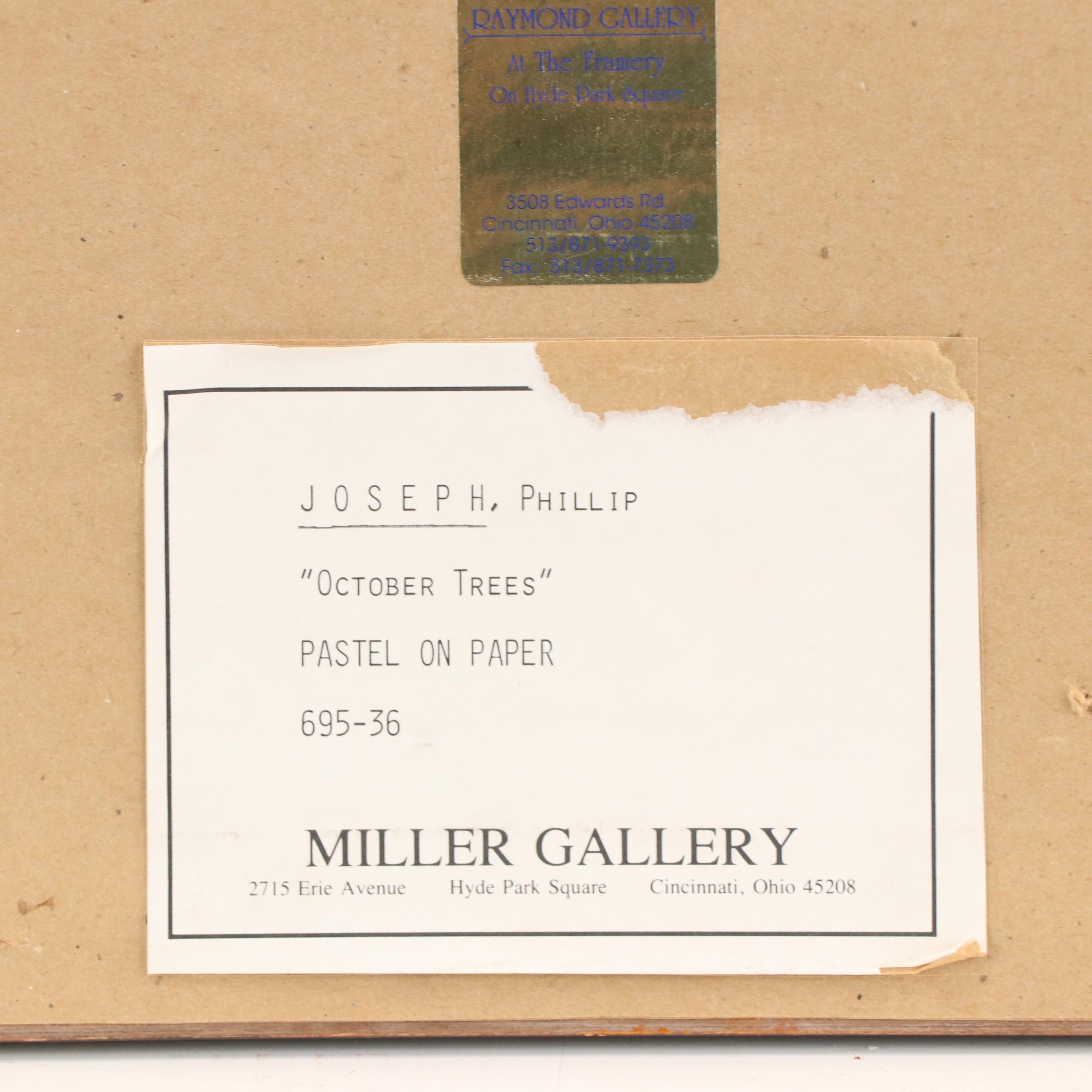 Forest Landscape Chalk Pastel Drawing